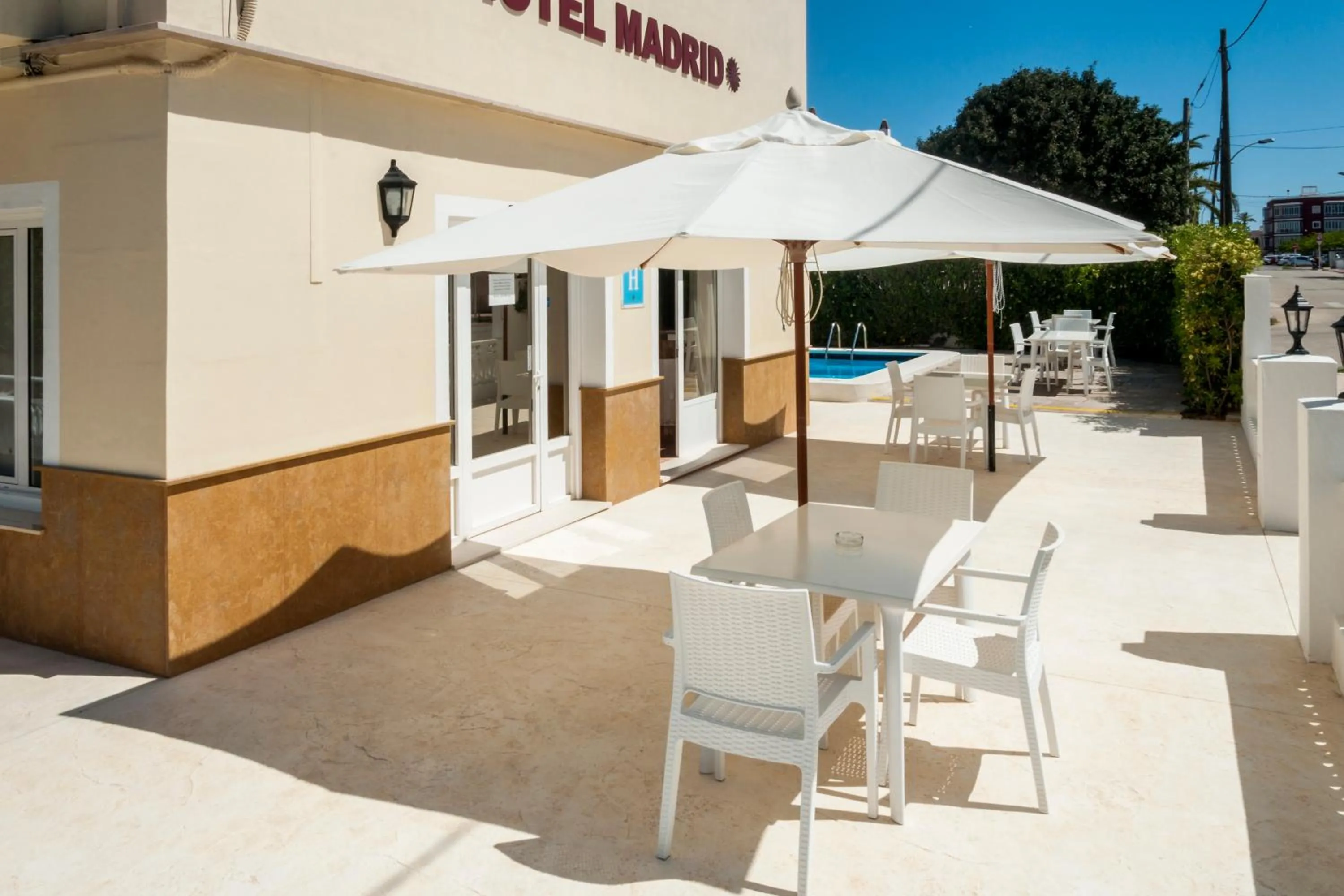 Patio in Hotel Madrid