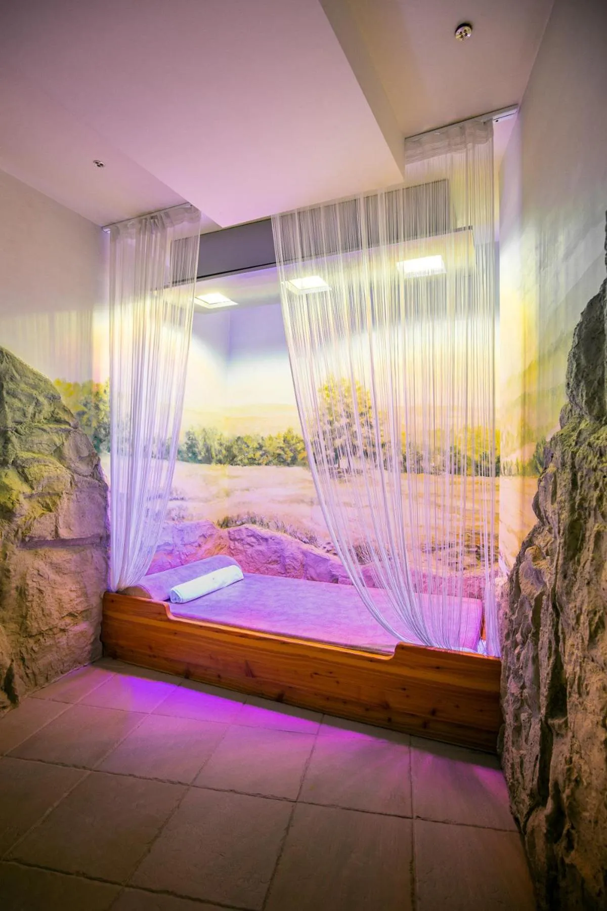 Swimming pool, Bed in Trofana Wellness & SPA