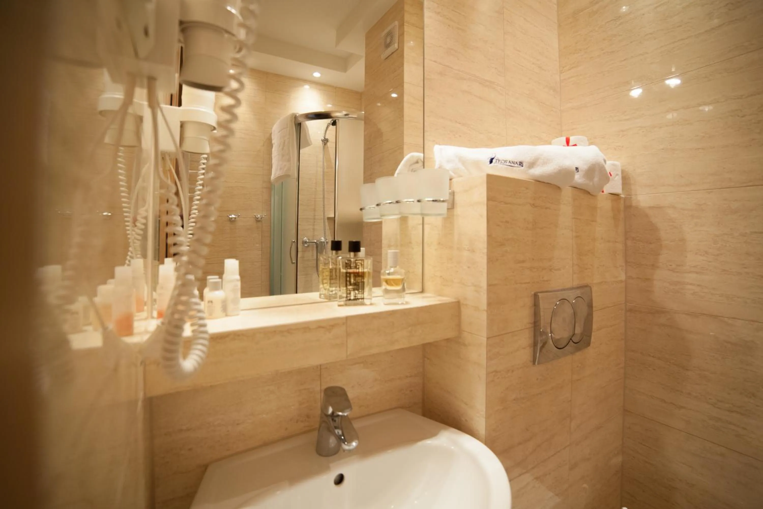 Bathroom in Trofana Wellness & SPA