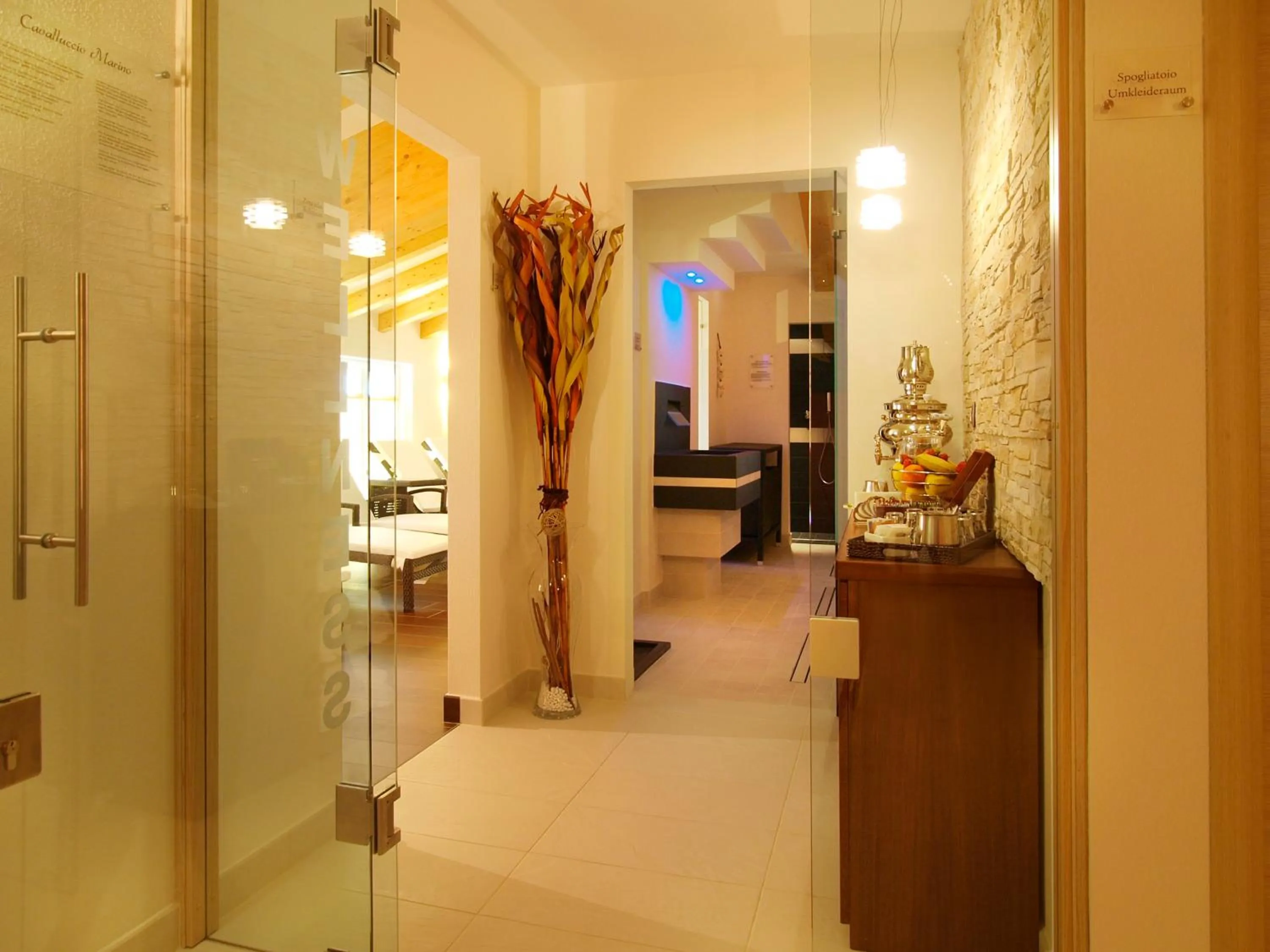 Sauna, Bed in Hotel Garnì Corallo