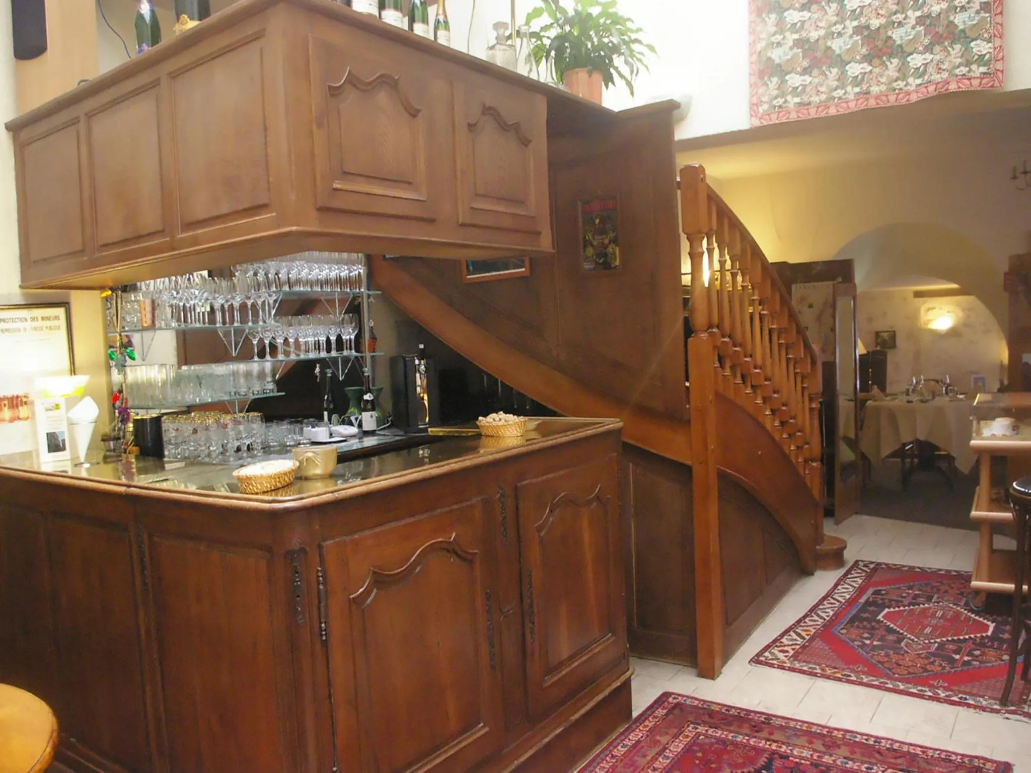 Lounge or bar in Hostellerie De La Poste