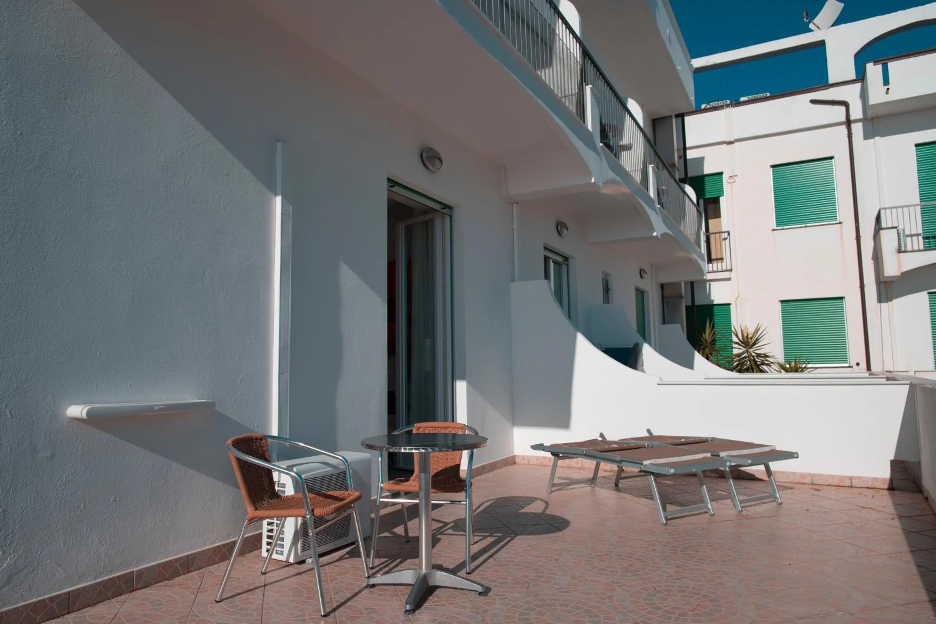 Patio in Hotel Ligure