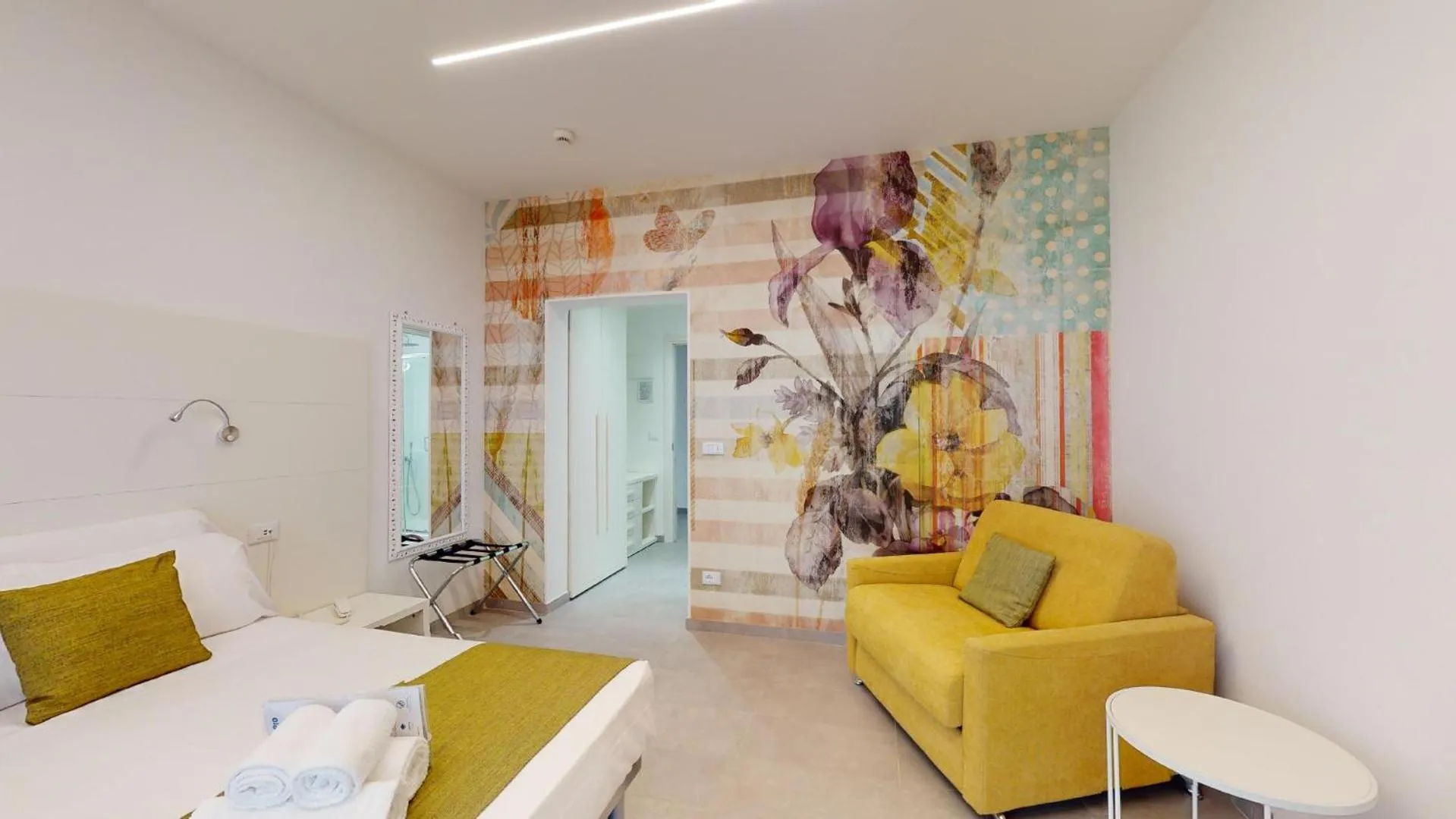 Bedroom in Hotel Ligure