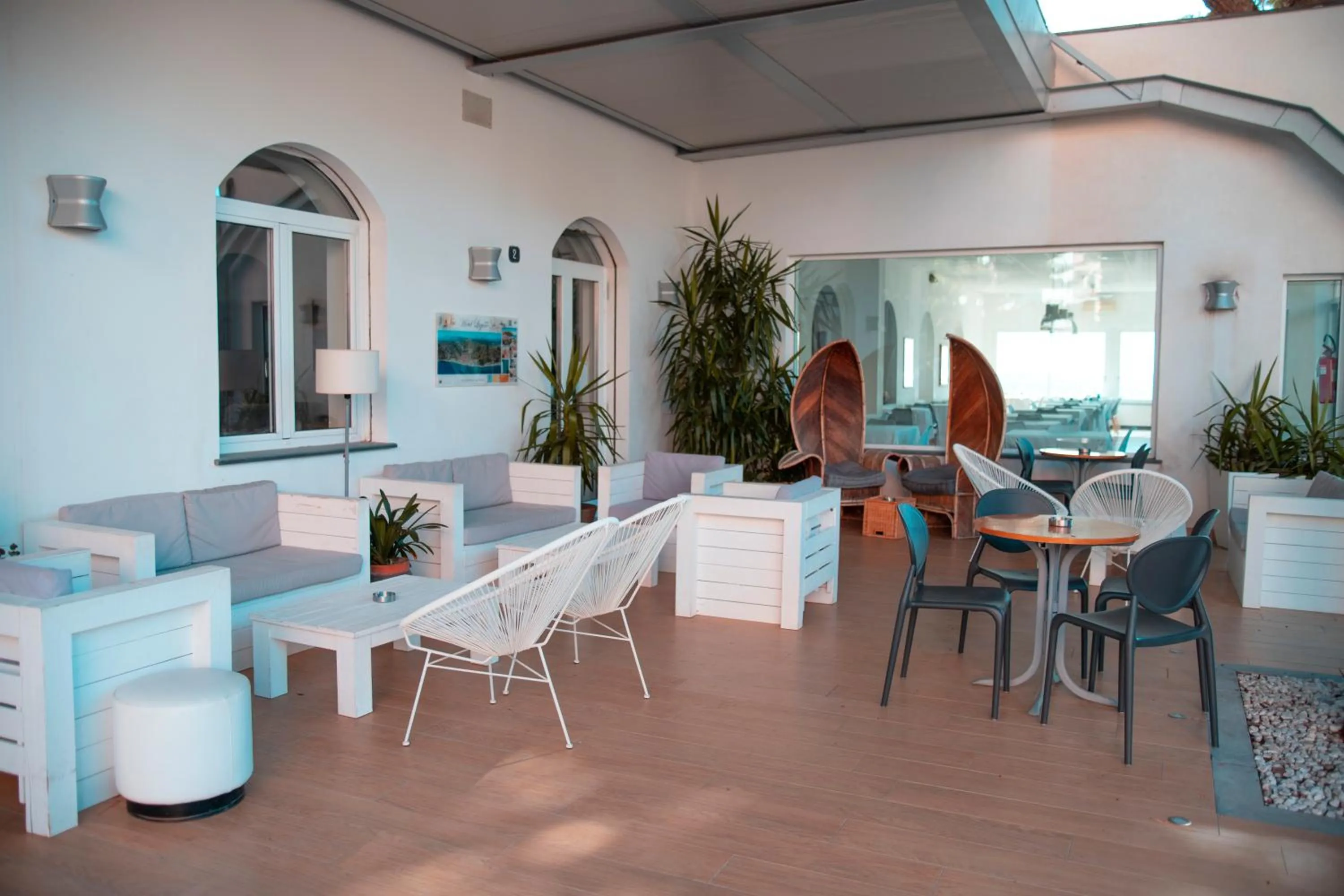 Patio in Hotel Ligure