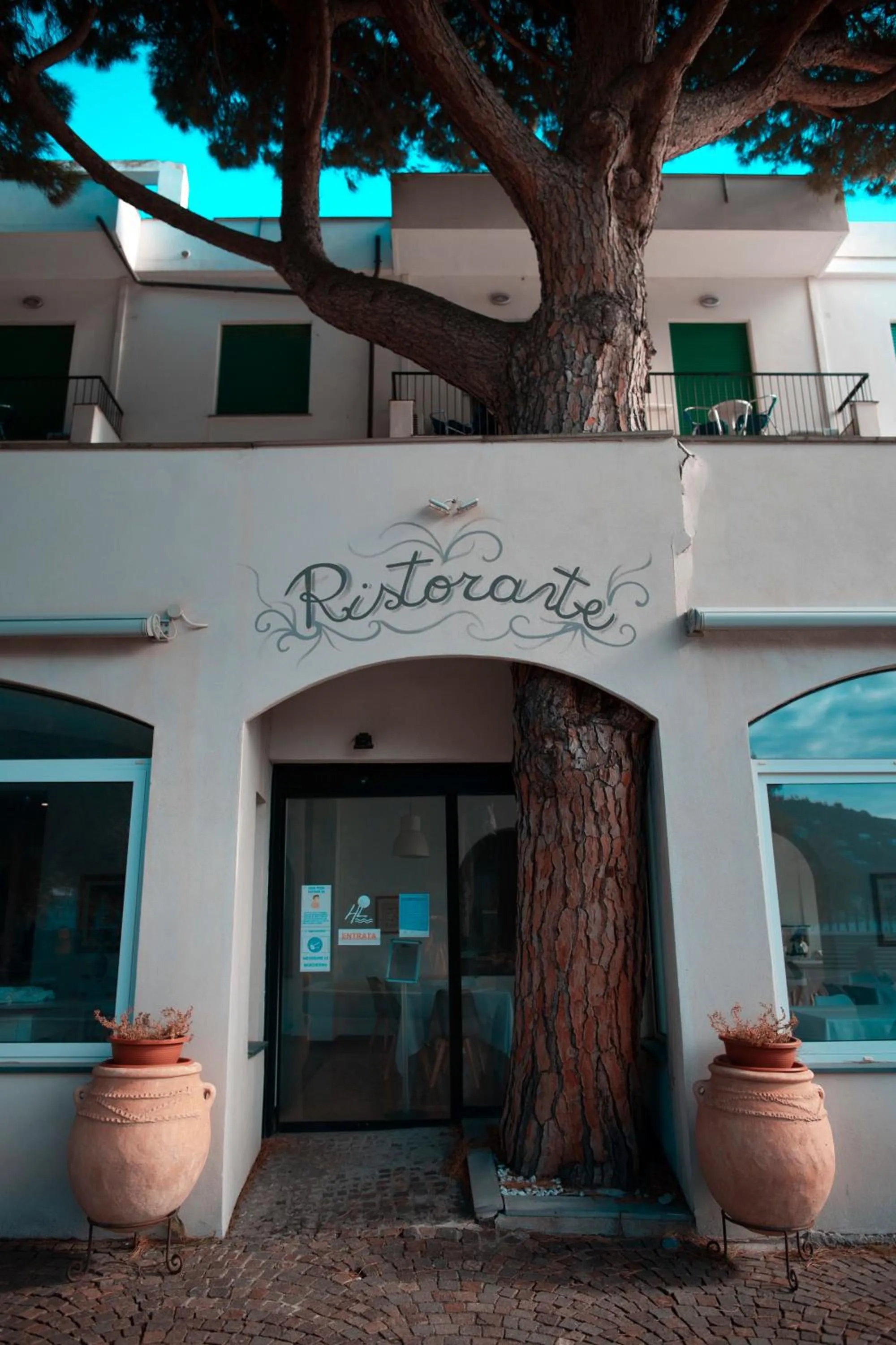Facade/entrance in Hotel Ligure