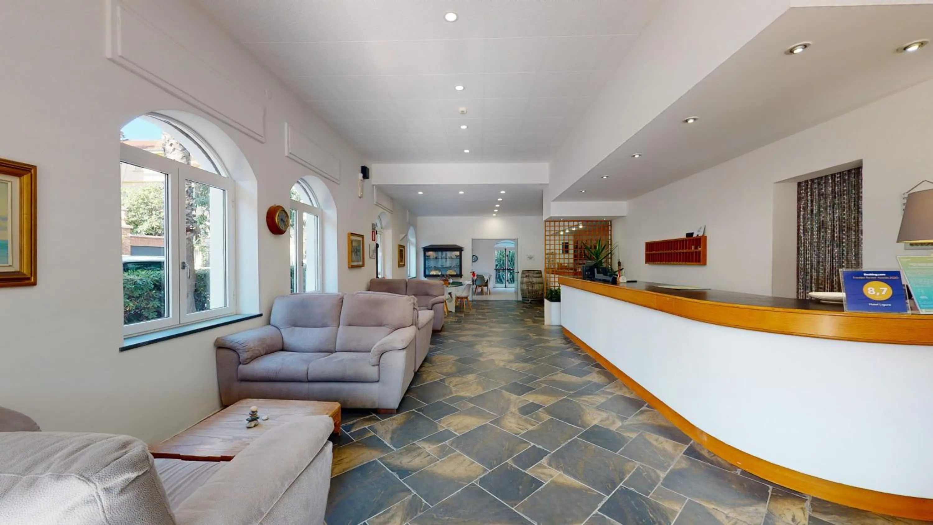 Lobby or reception in Hotel Ligure