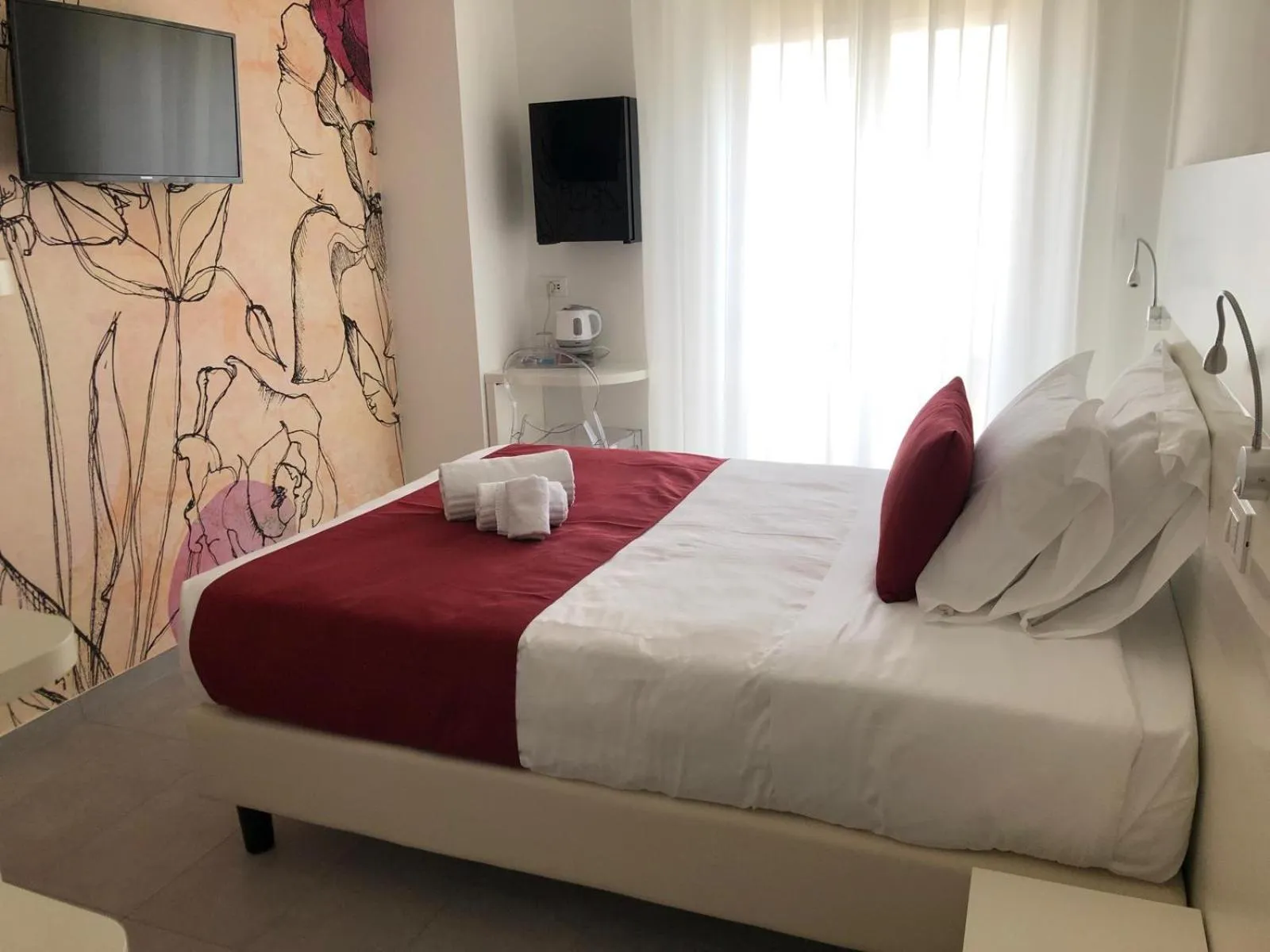Bed in Hotel Ligure