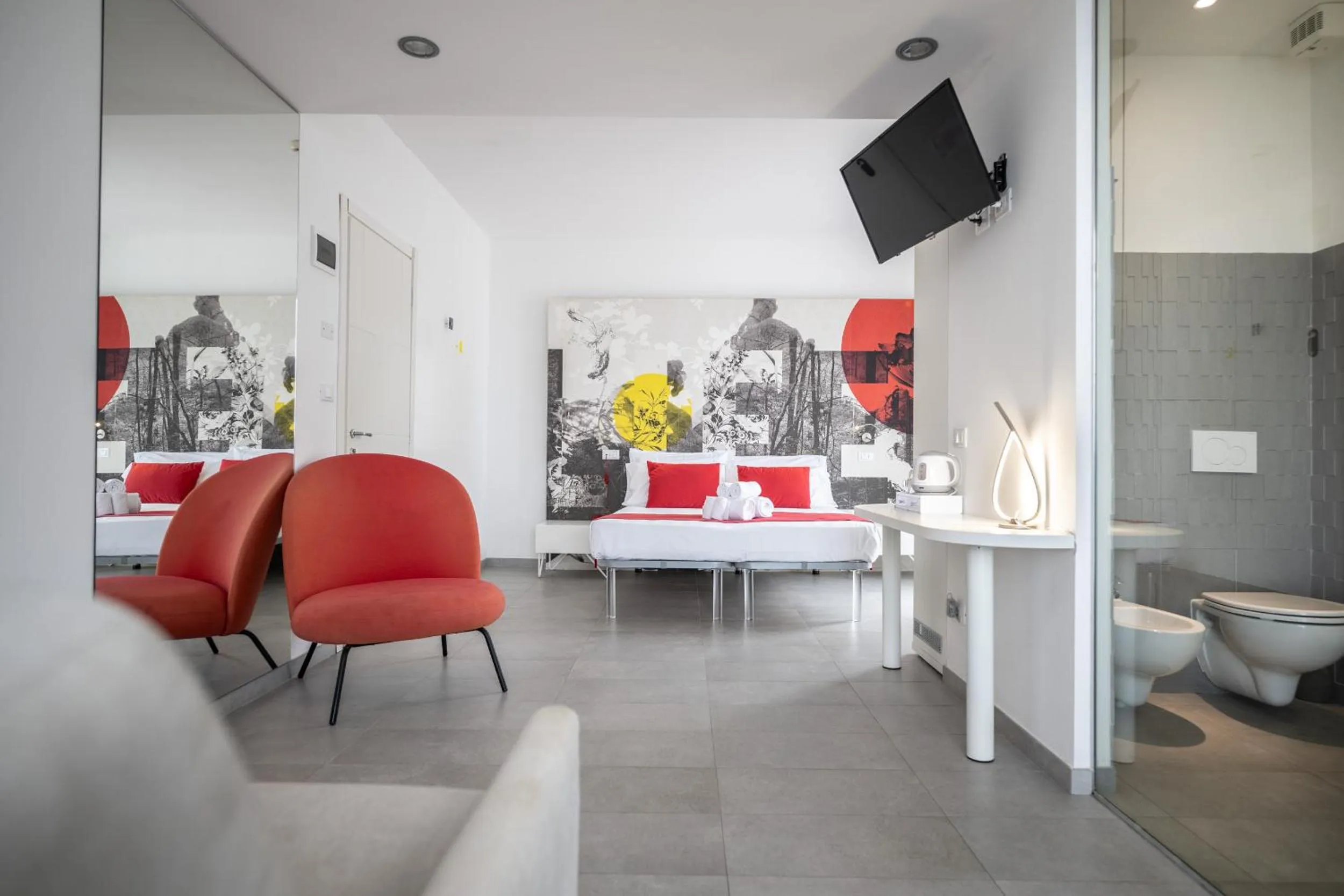 Bedroom in Hotel Ligure