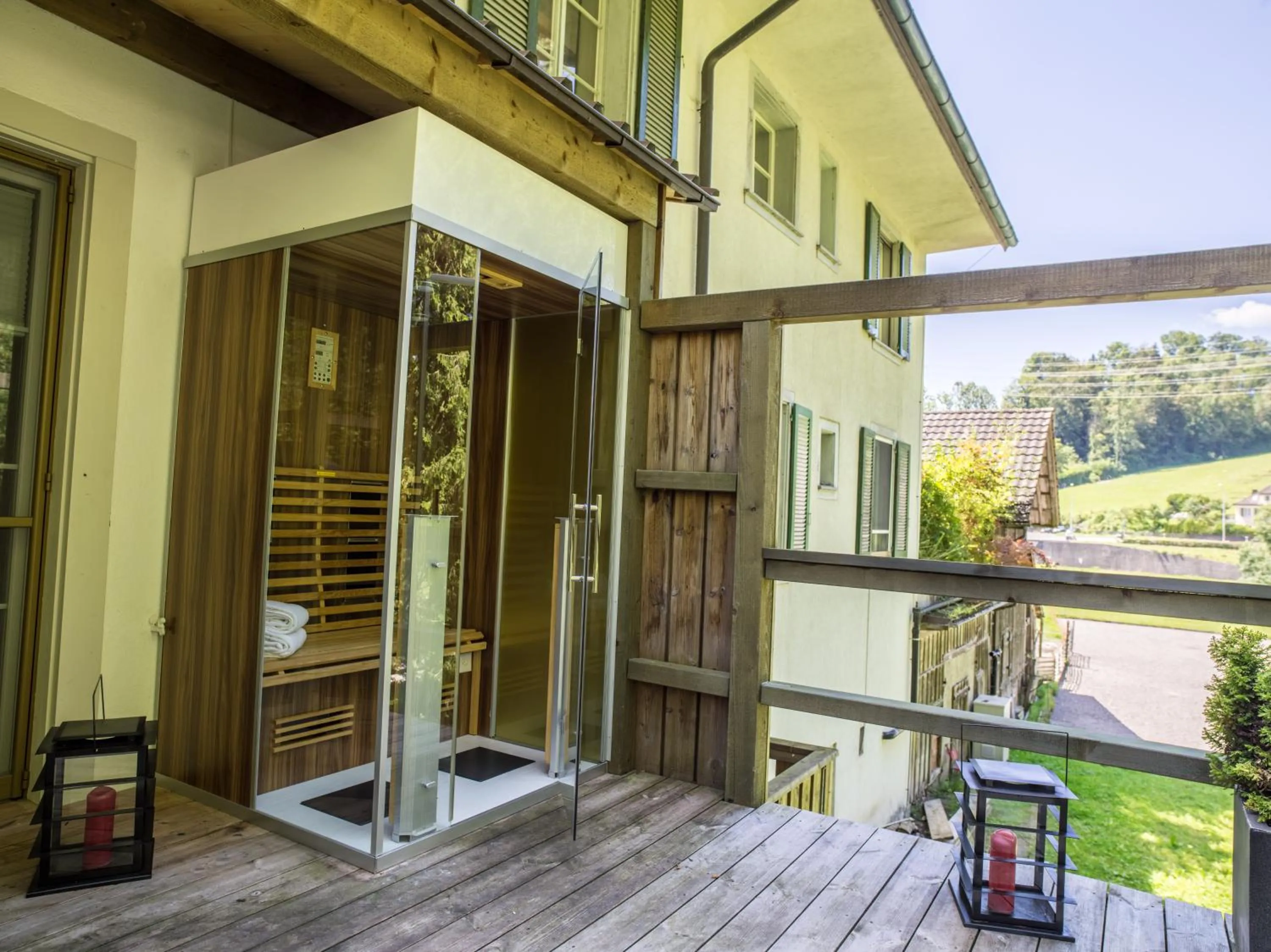 Balcony/Terrace in Hotel Krone Sihlbrugg