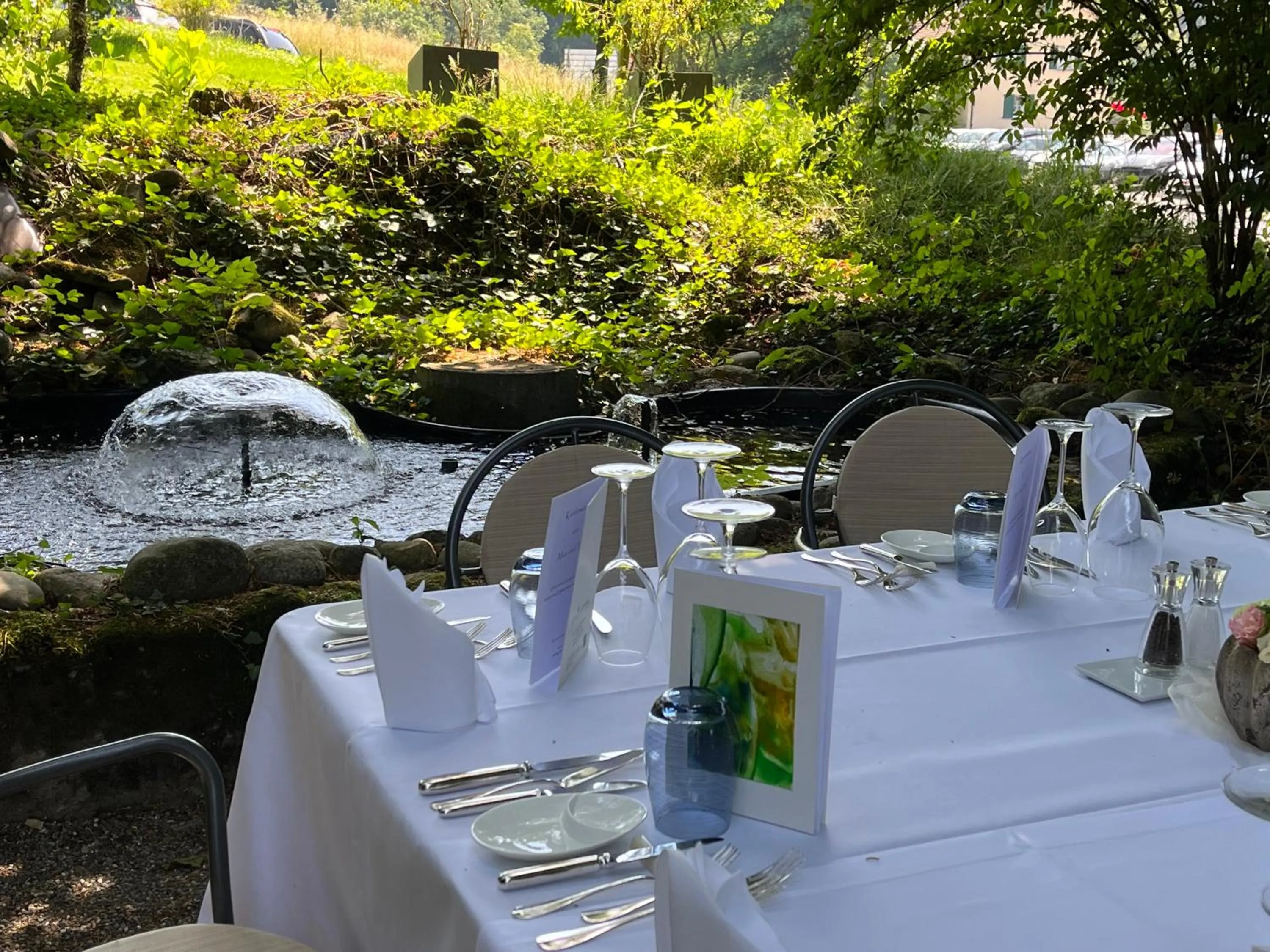 Garden in Hotel Krone Sihlbrugg