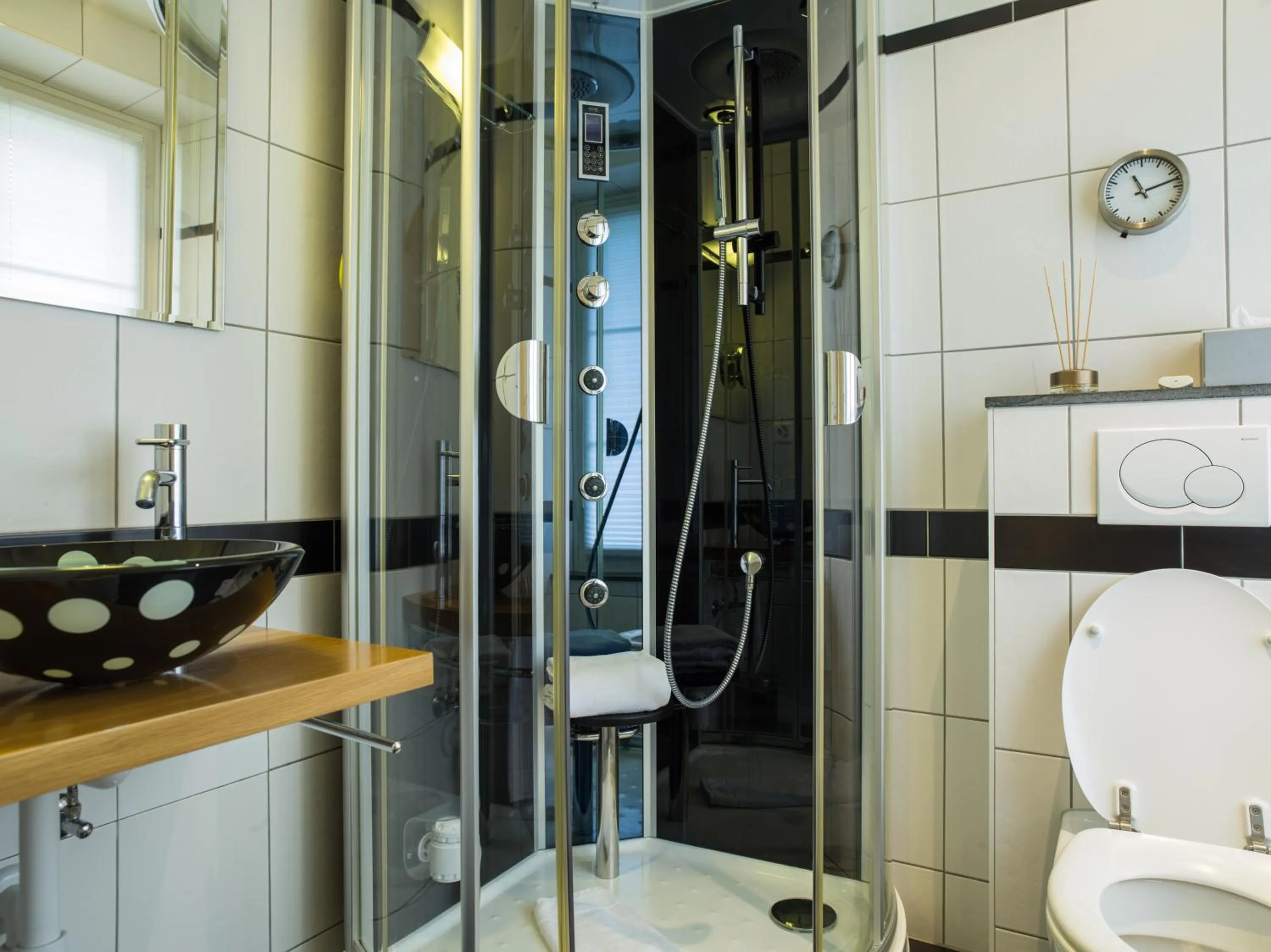 Shower in Hotel Krone Sihlbrugg
