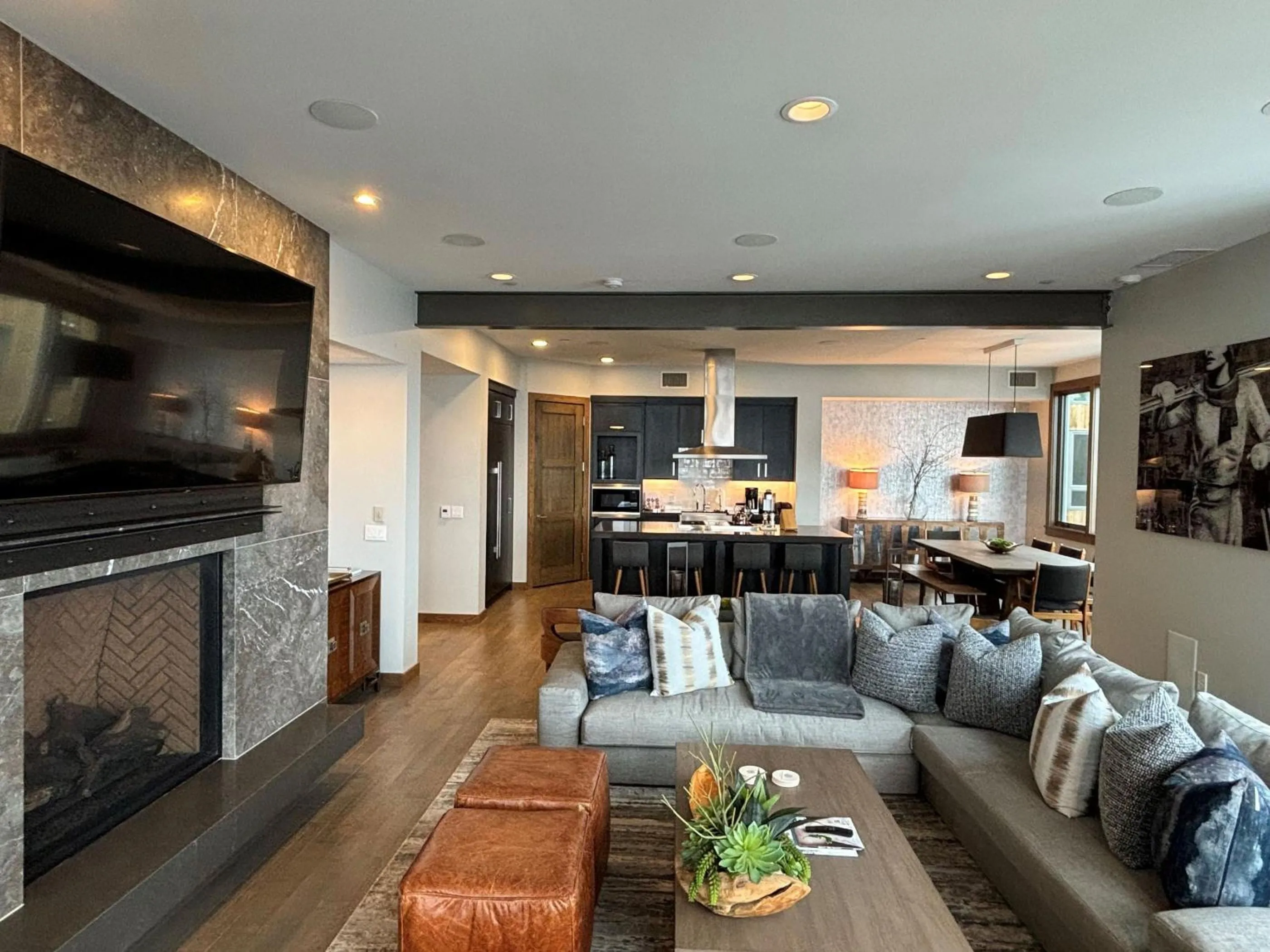 Living room in Stein Eriksen Residences