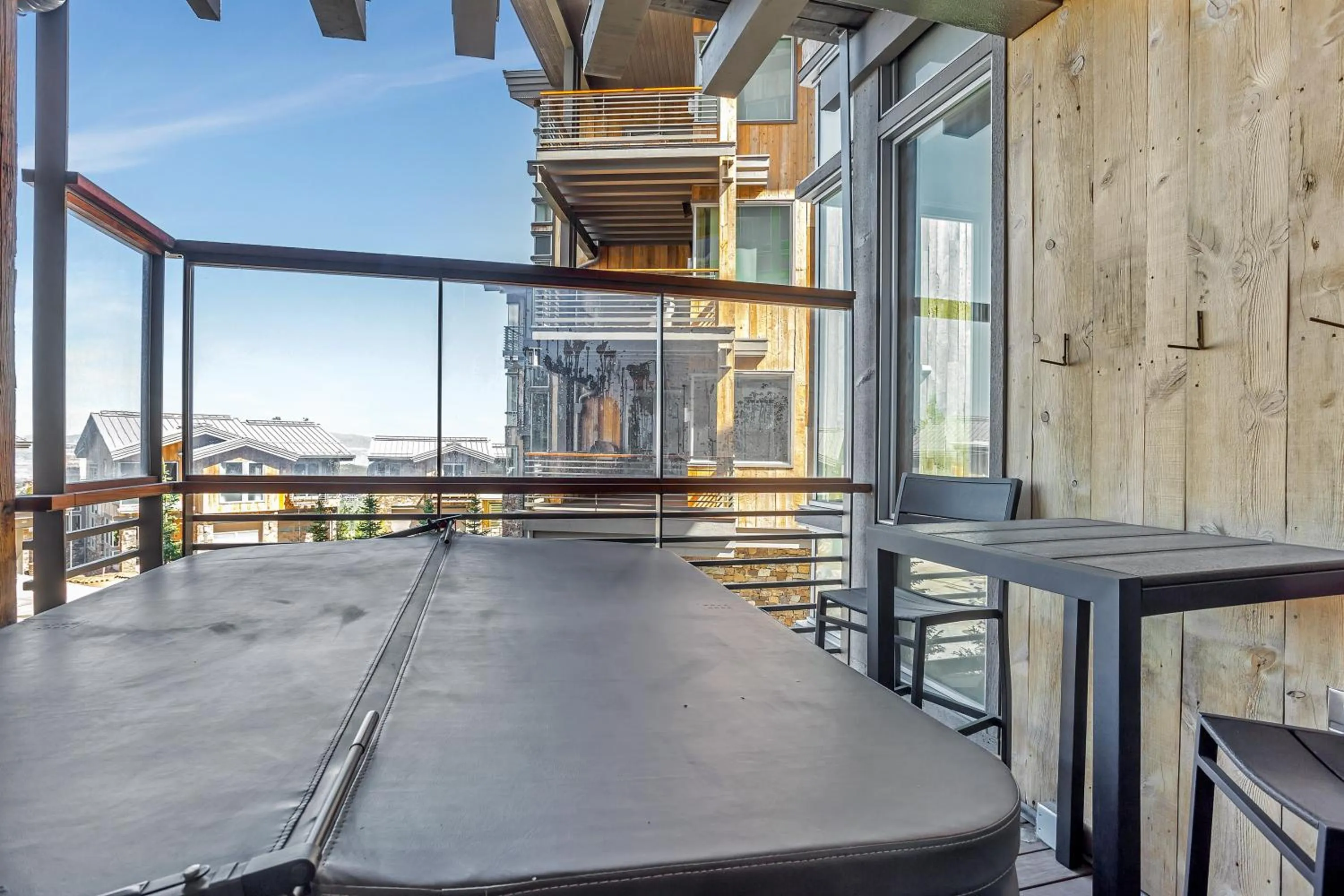 Patio in Stein Eriksen Residences