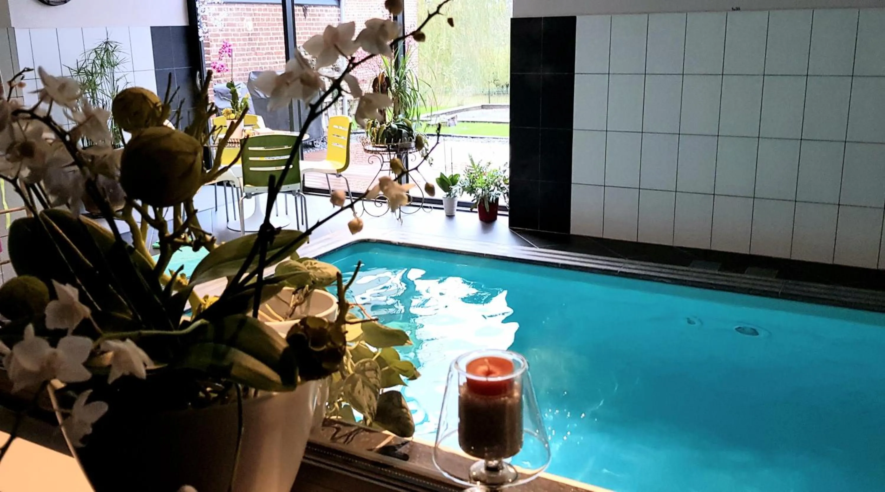 Swimming pool in Il etait une ferme