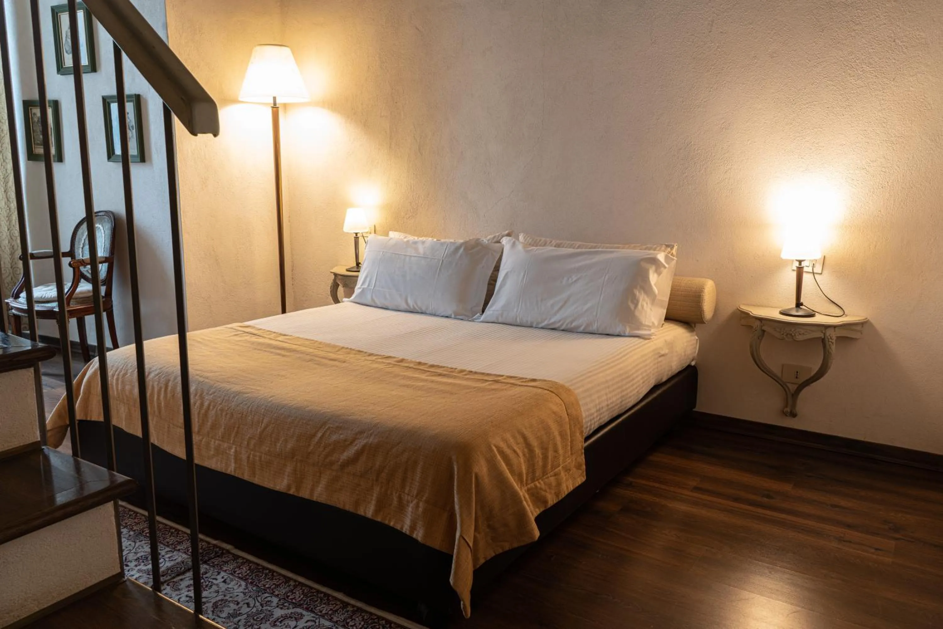 Bed in Castello Di Compiano Hotel Relais Museum