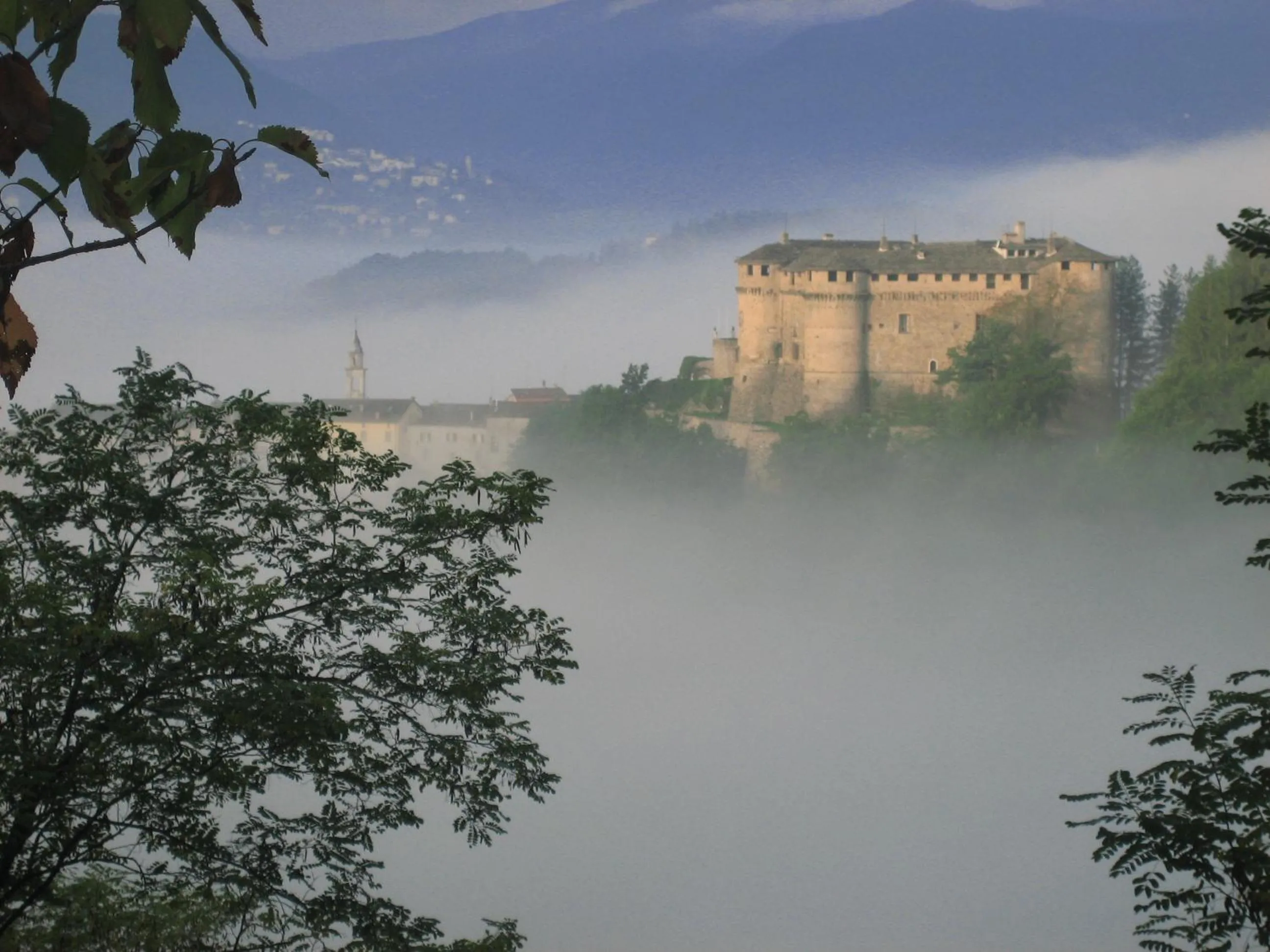 Natural landscape in Castello Di Compiano Hotel Relais Museum