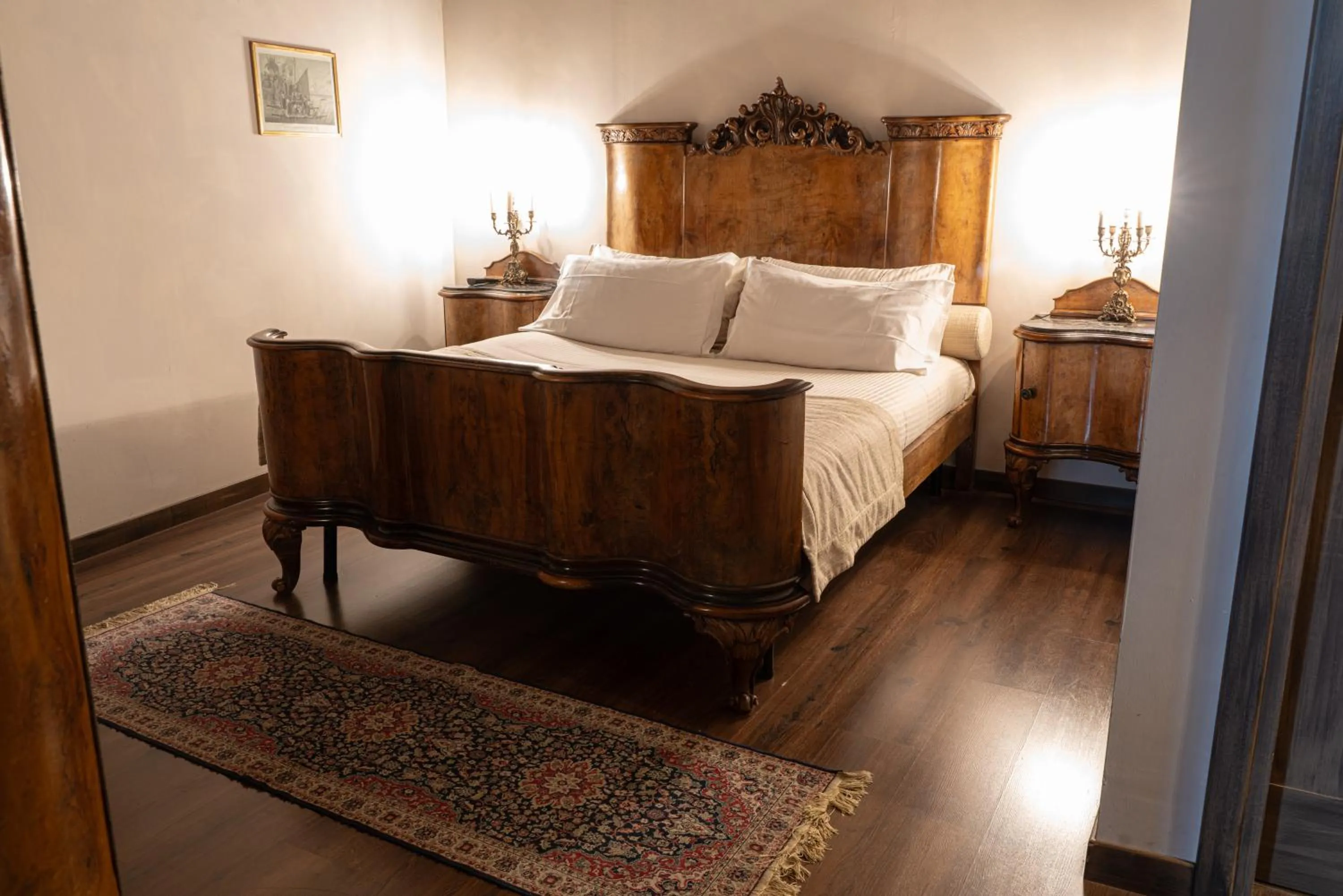 Bed in Castello Di Compiano Hotel Relais Museum