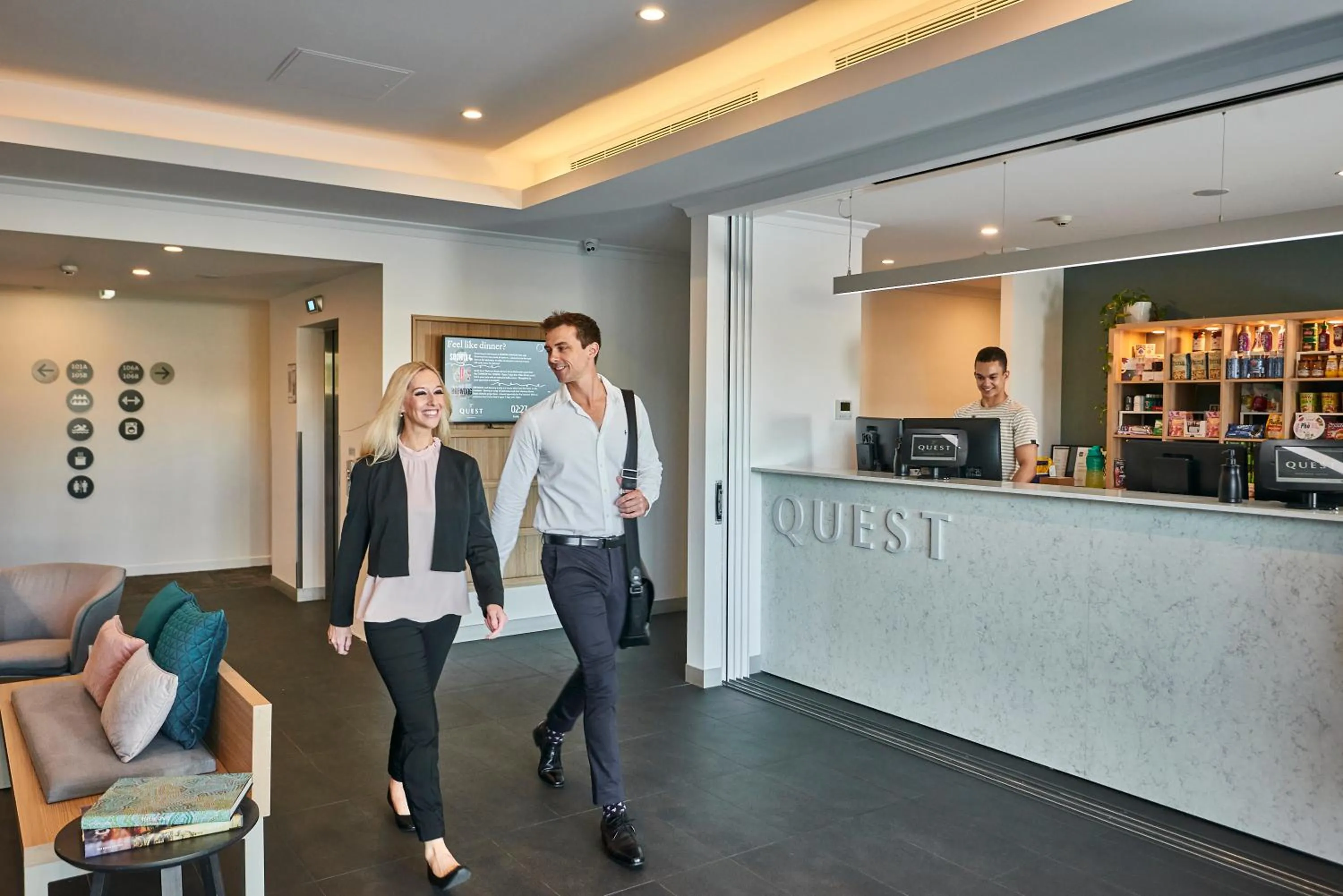 Lobby or reception in Quest Cannon Hill