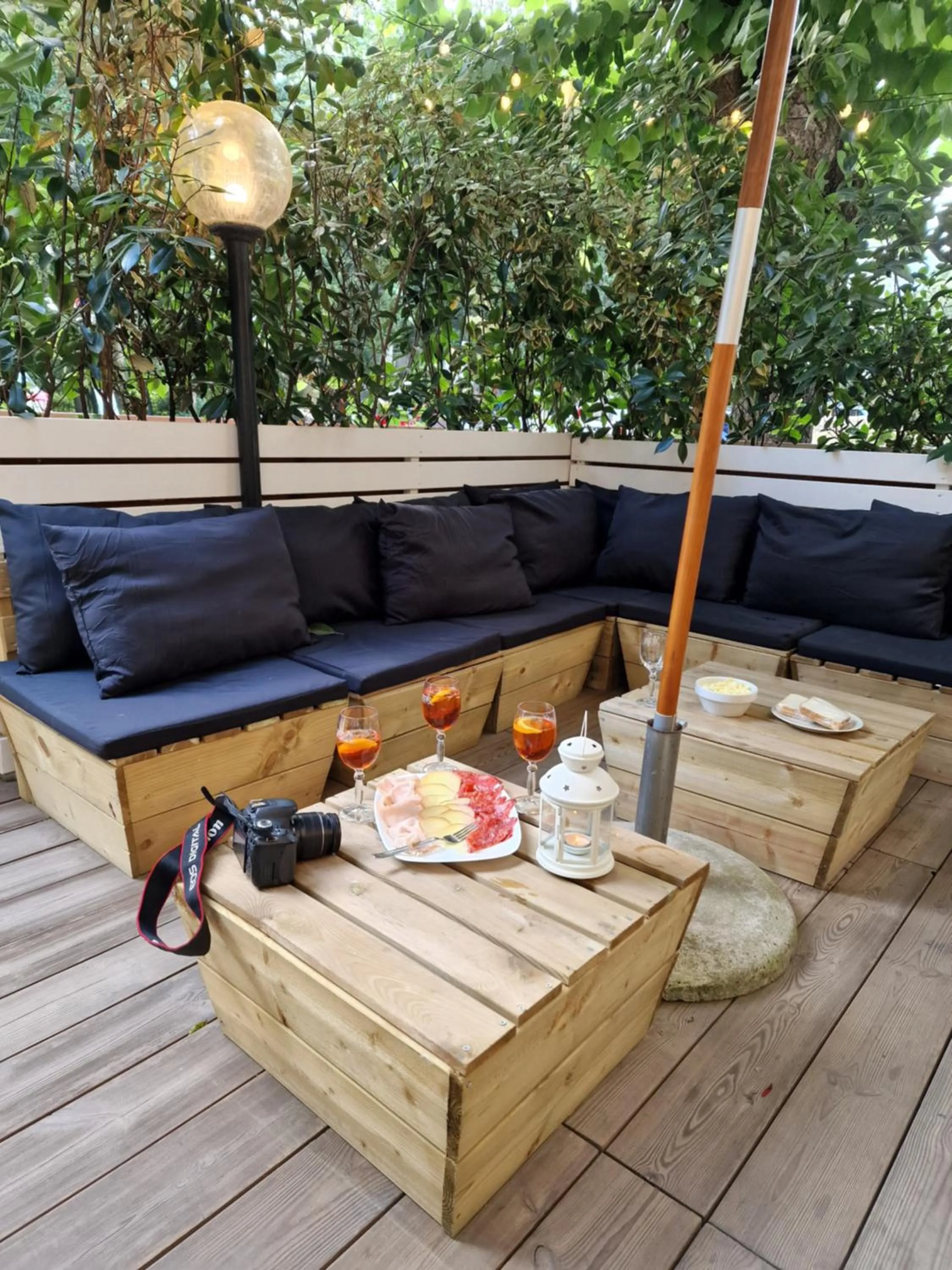 Patio in Hotel Tahiti