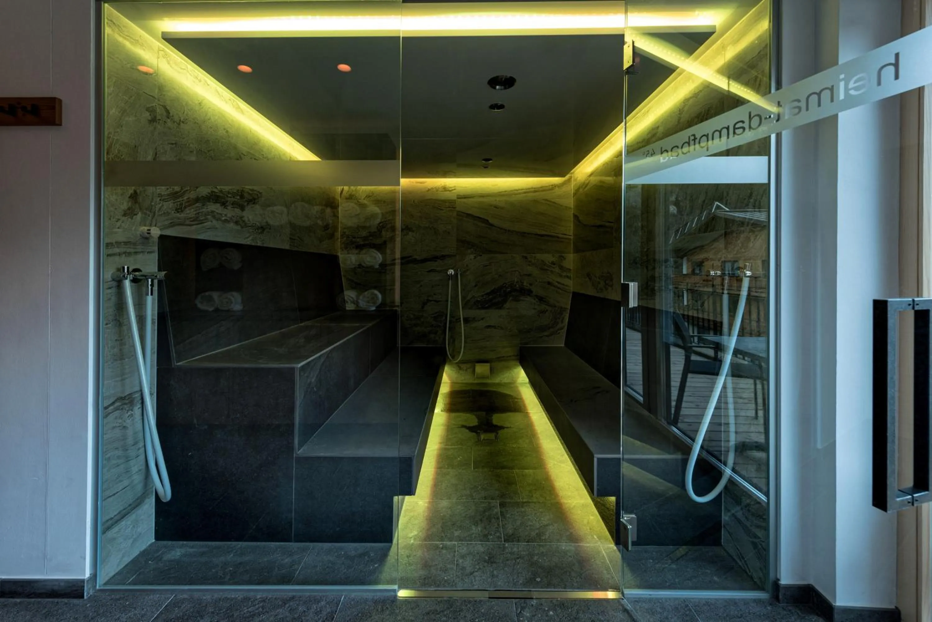 Steam room in Alberts Heimatglück