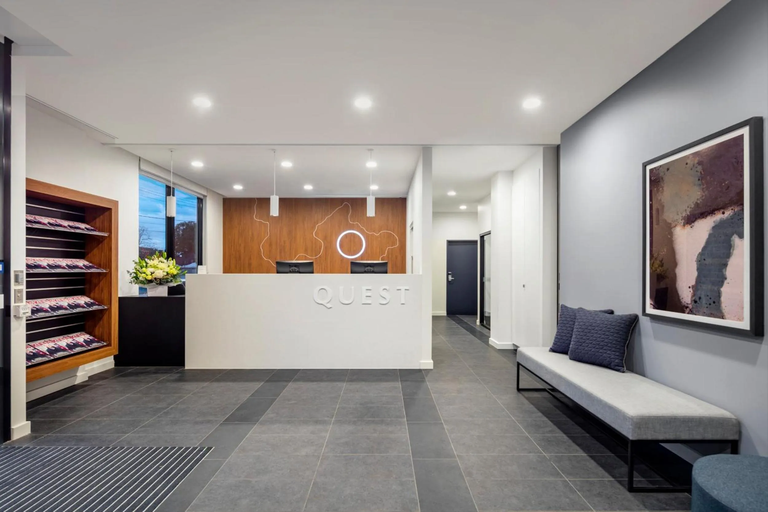 Lobby or reception in Quest Maribyrnong