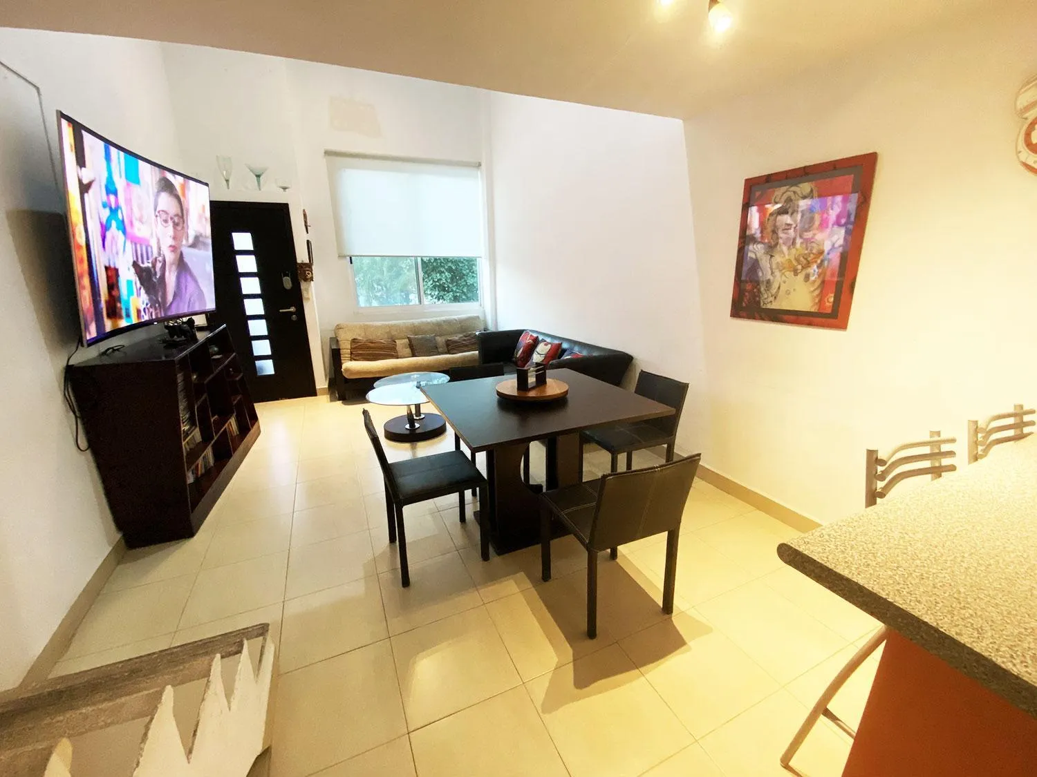 Dining area in Geek-Chic Townhouse