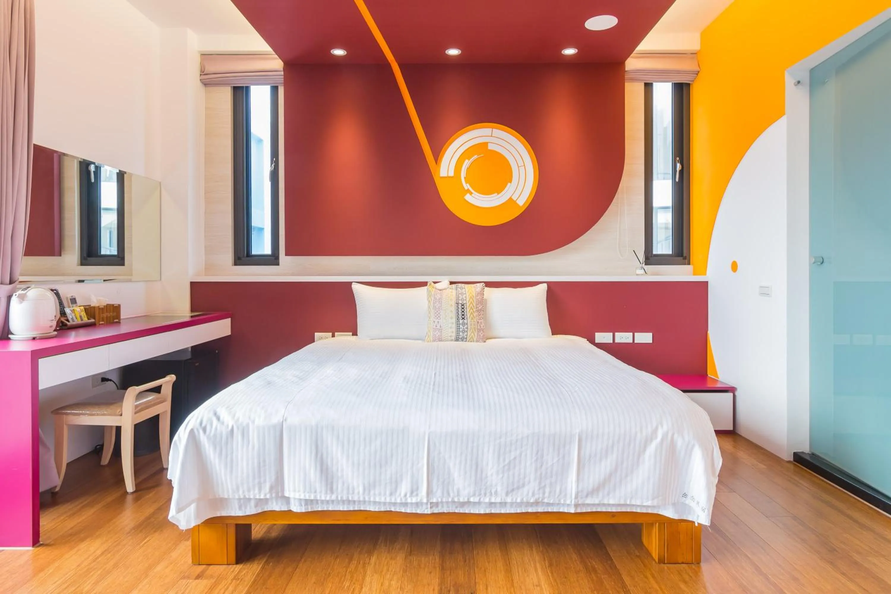 Decorative detail, Bed in CHEN FENG HOMESTAY