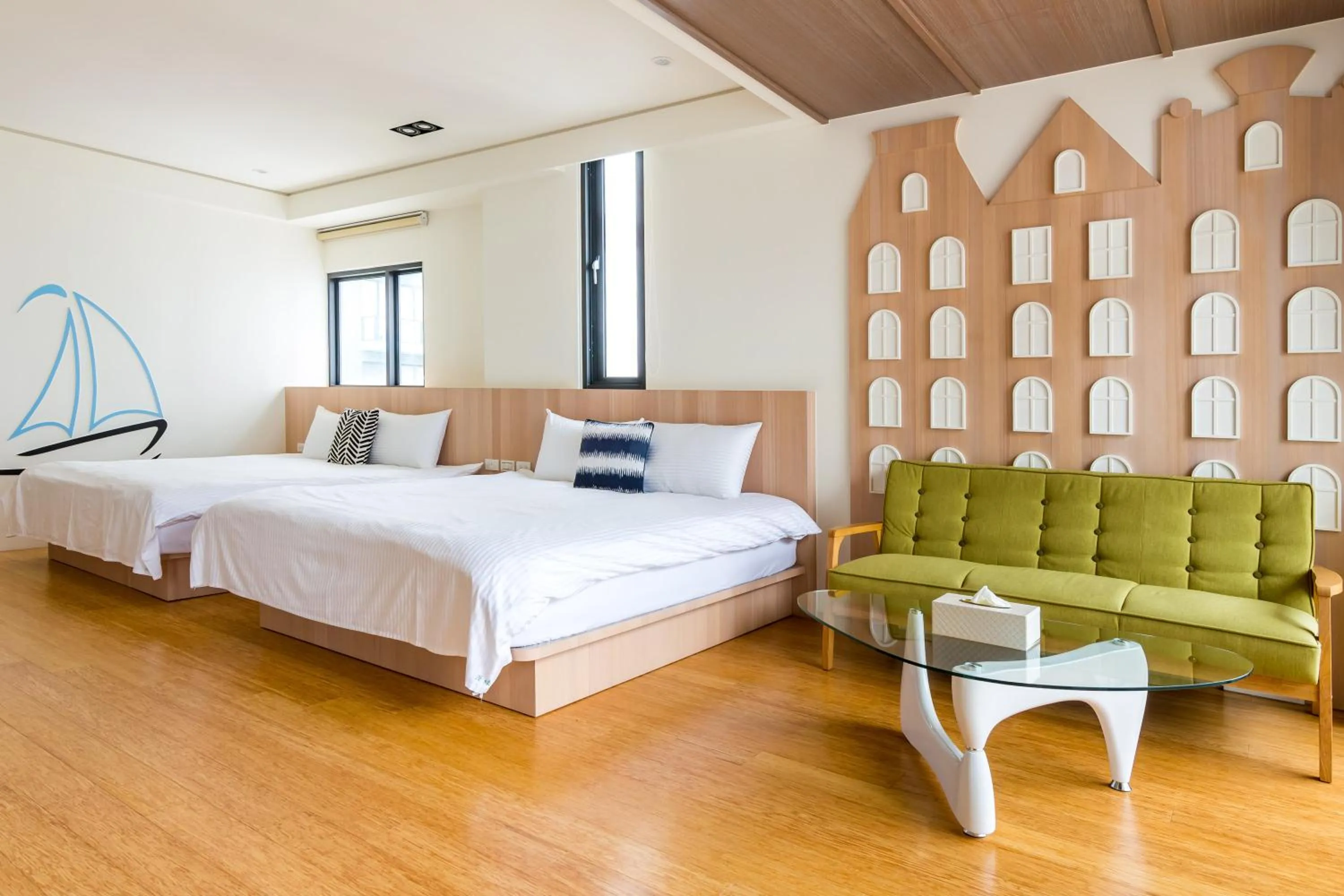 Decorative detail, Bed in CHEN FENG HOMESTAY