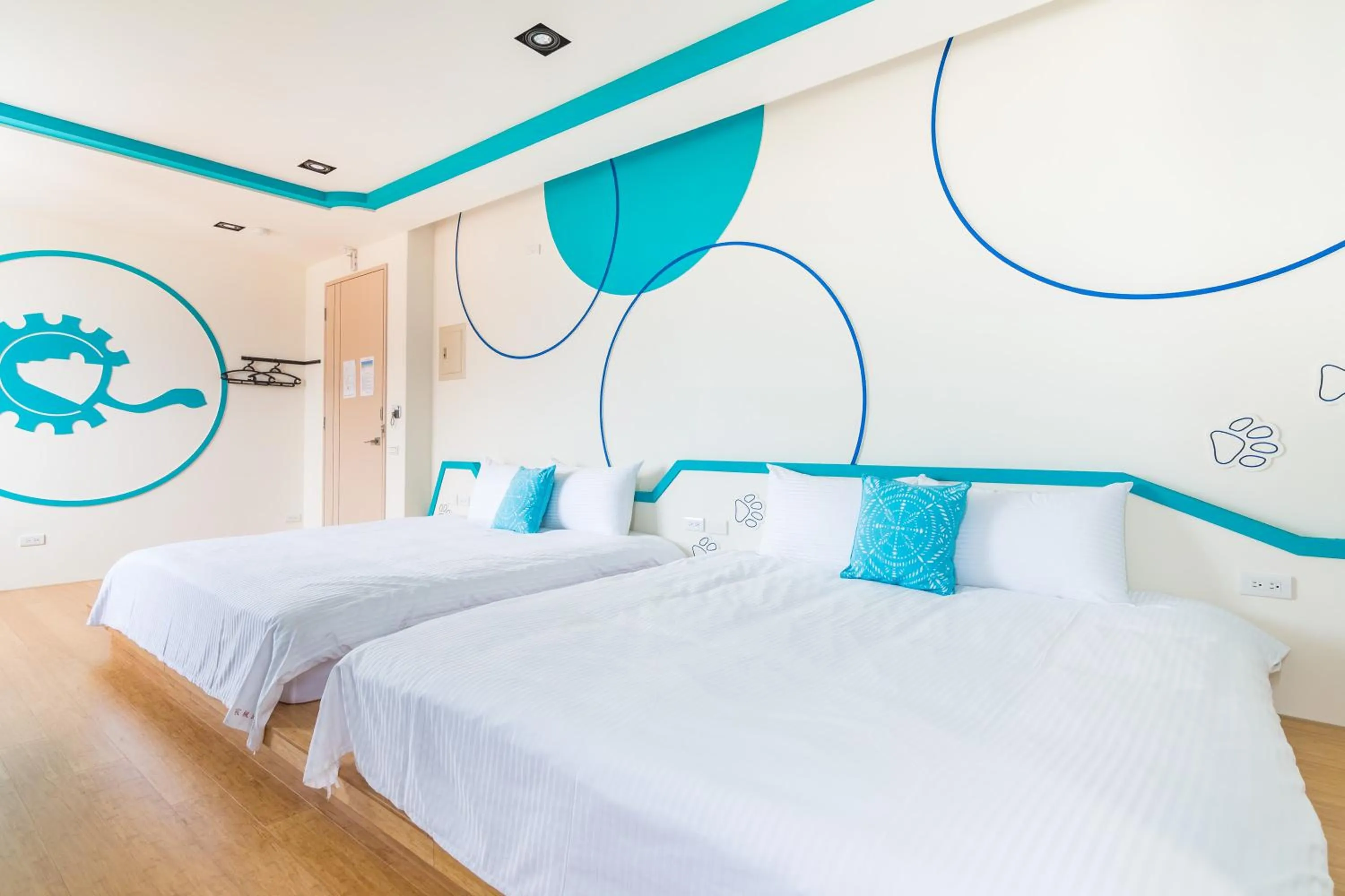 Decorative detail, Bed in CHEN FENG HOMESTAY