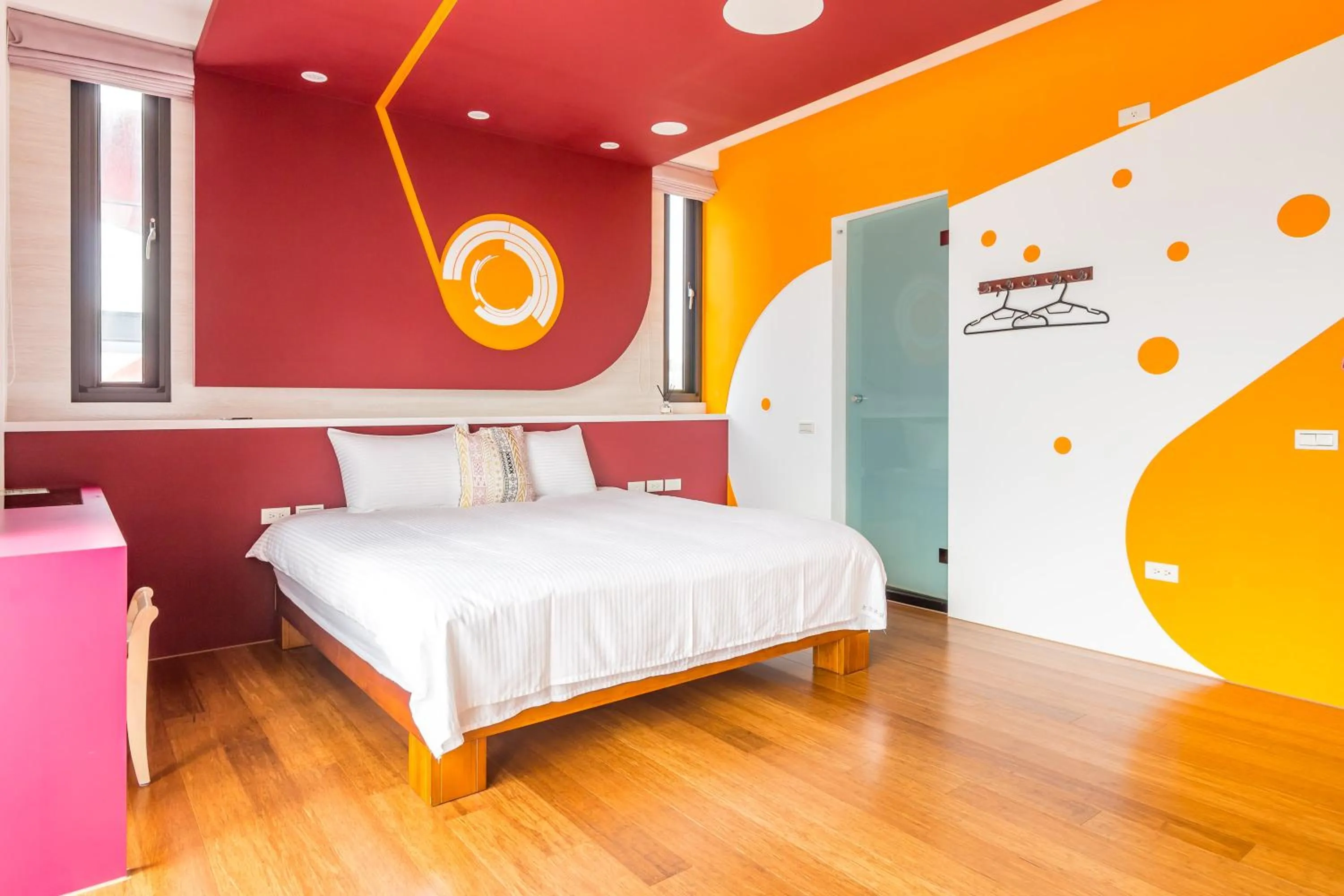 Decorative detail, Bed in CHEN FENG HOMESTAY