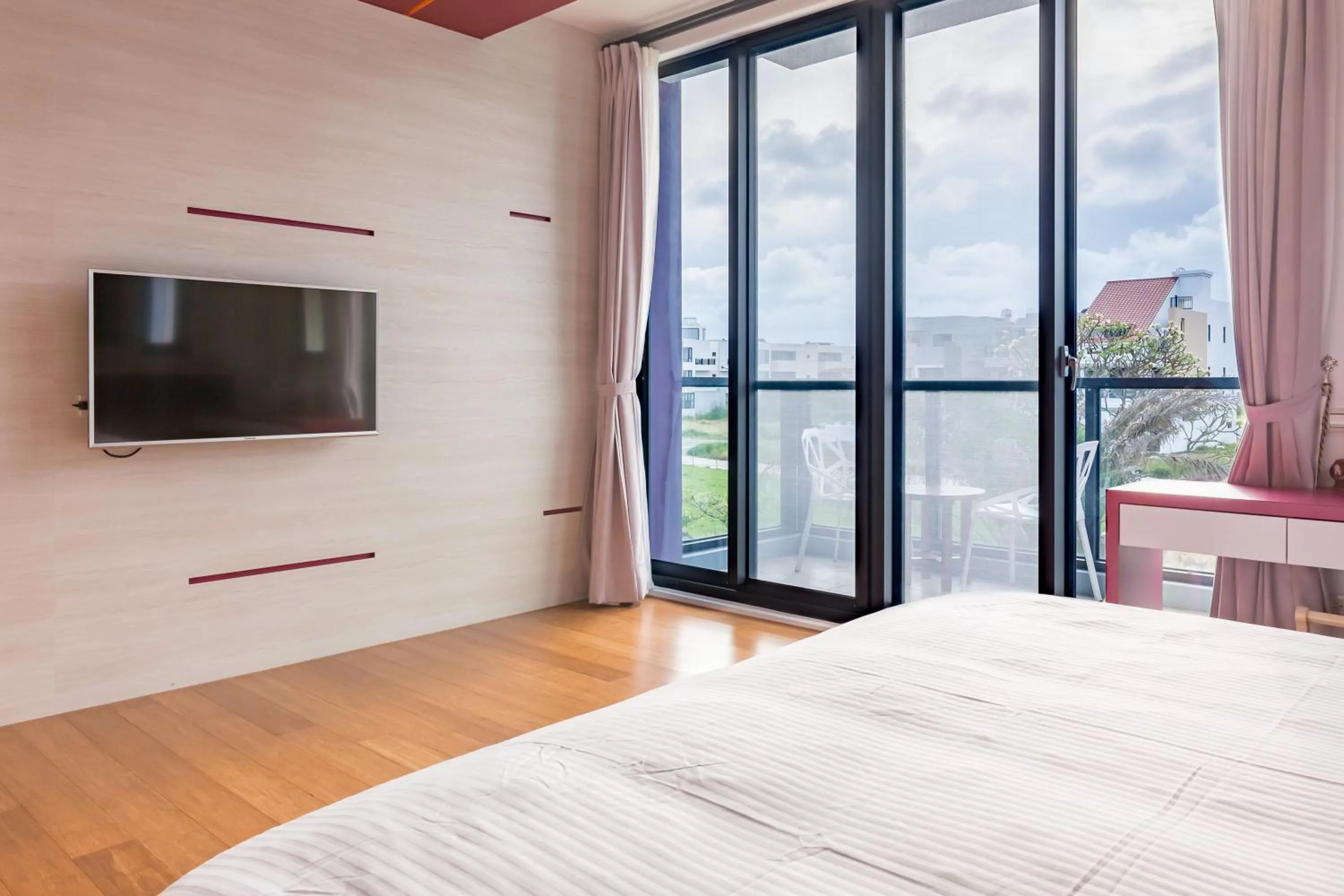 Decorative detail, Bed in CHEN FENG HOMESTAY