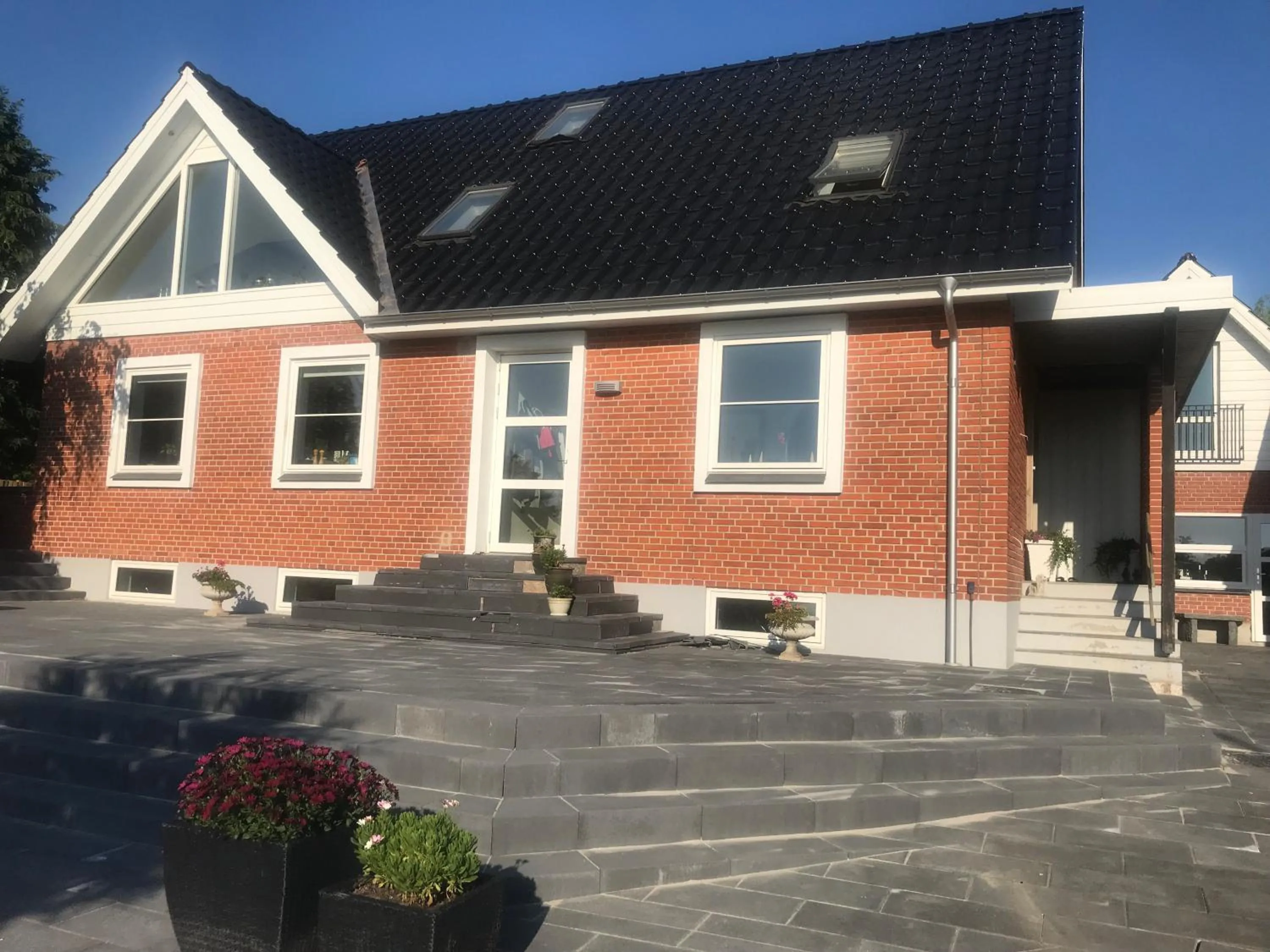 Facade/entrance in Søhuset