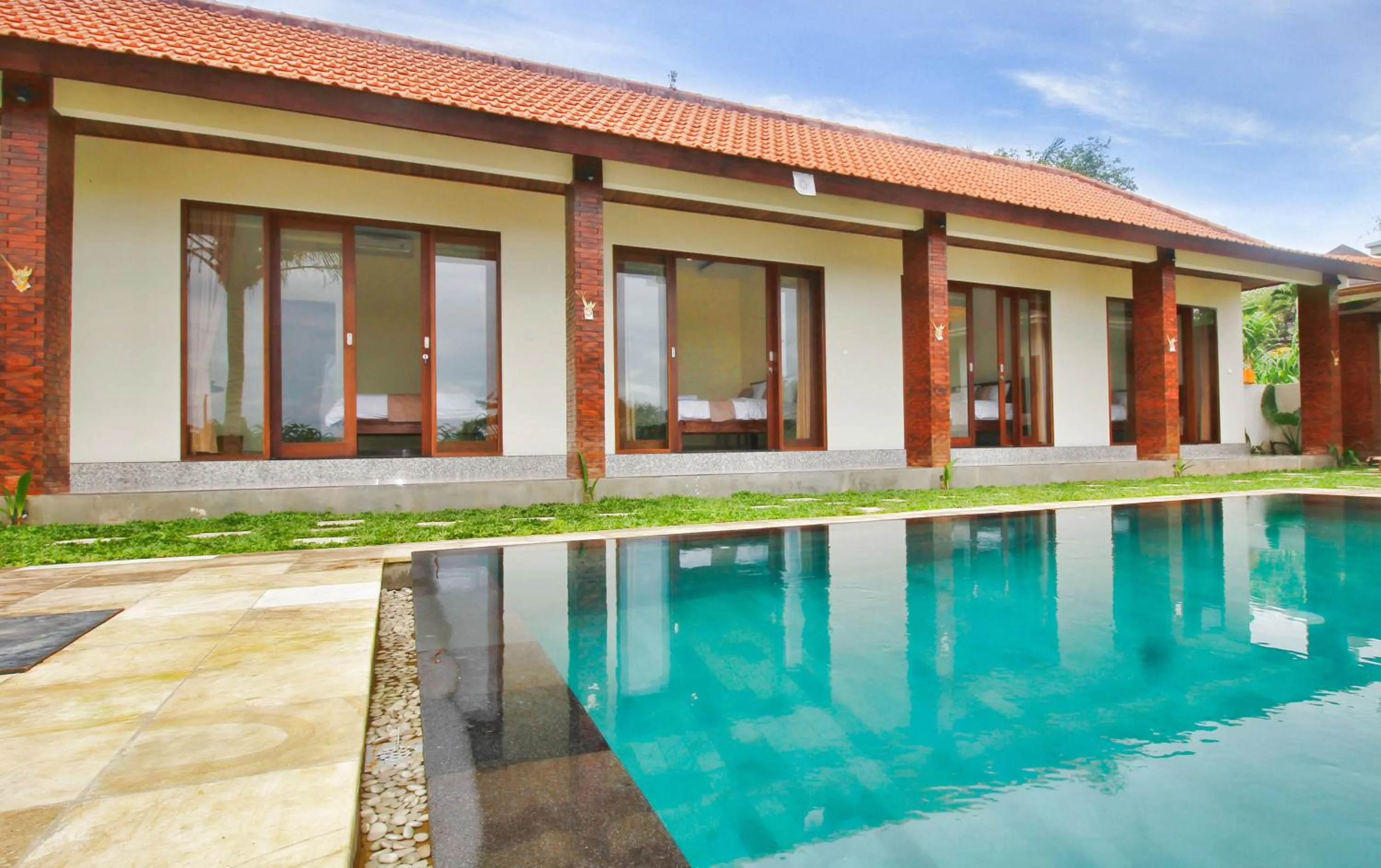 Pool view in Umah Nugraha