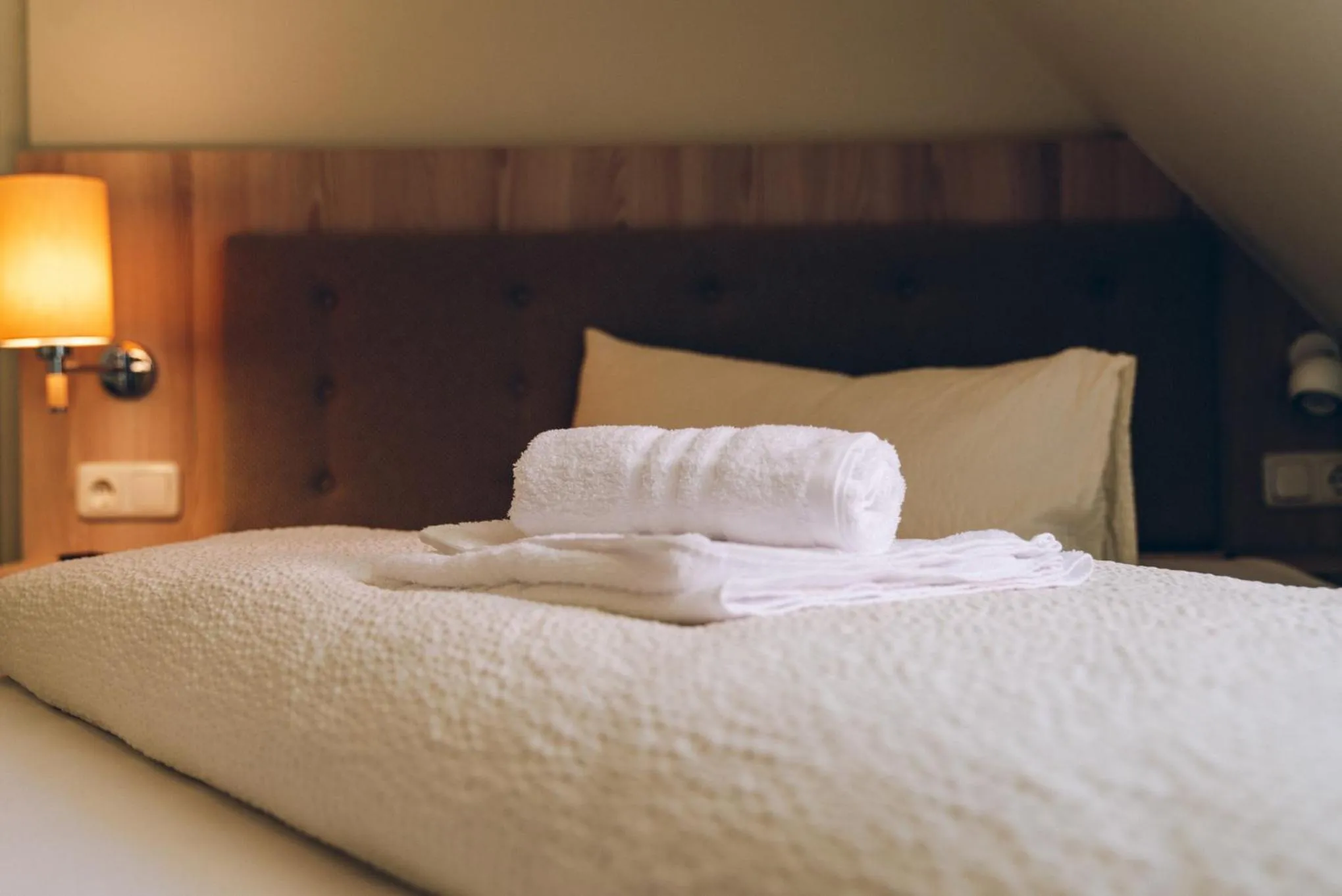 Bed in Adelheid Hotel garni