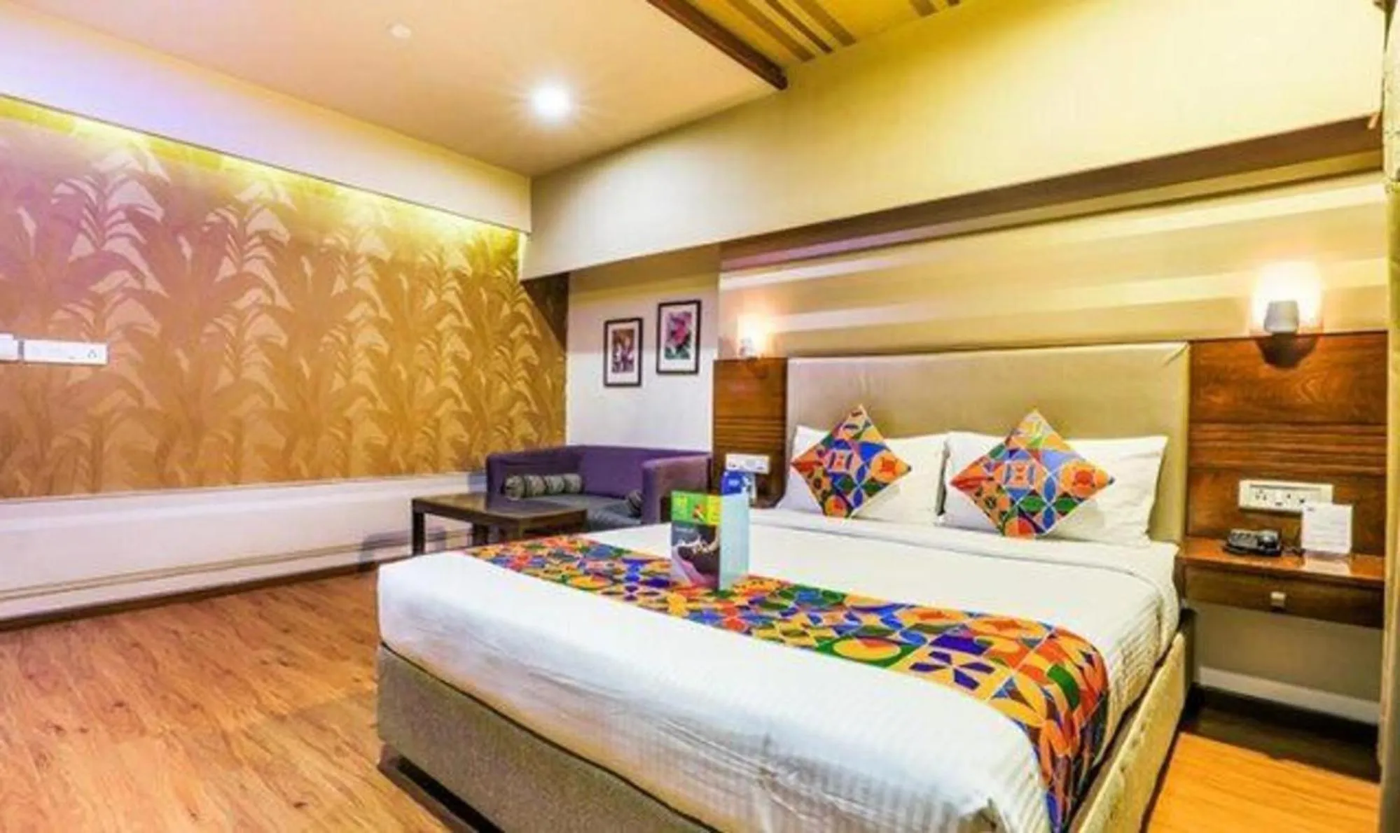 Bed in FabHotel Berry's