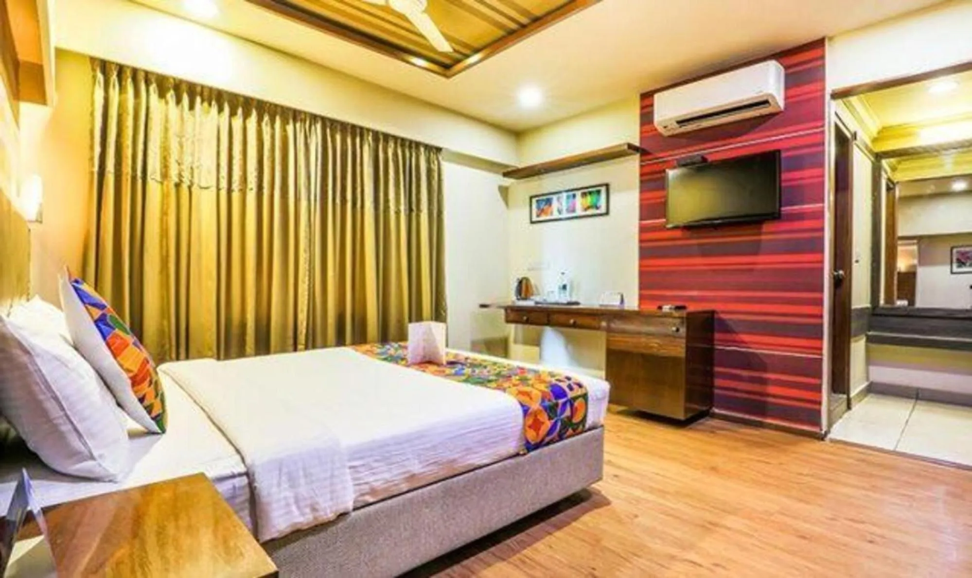 Bed in FabHotel Berry's