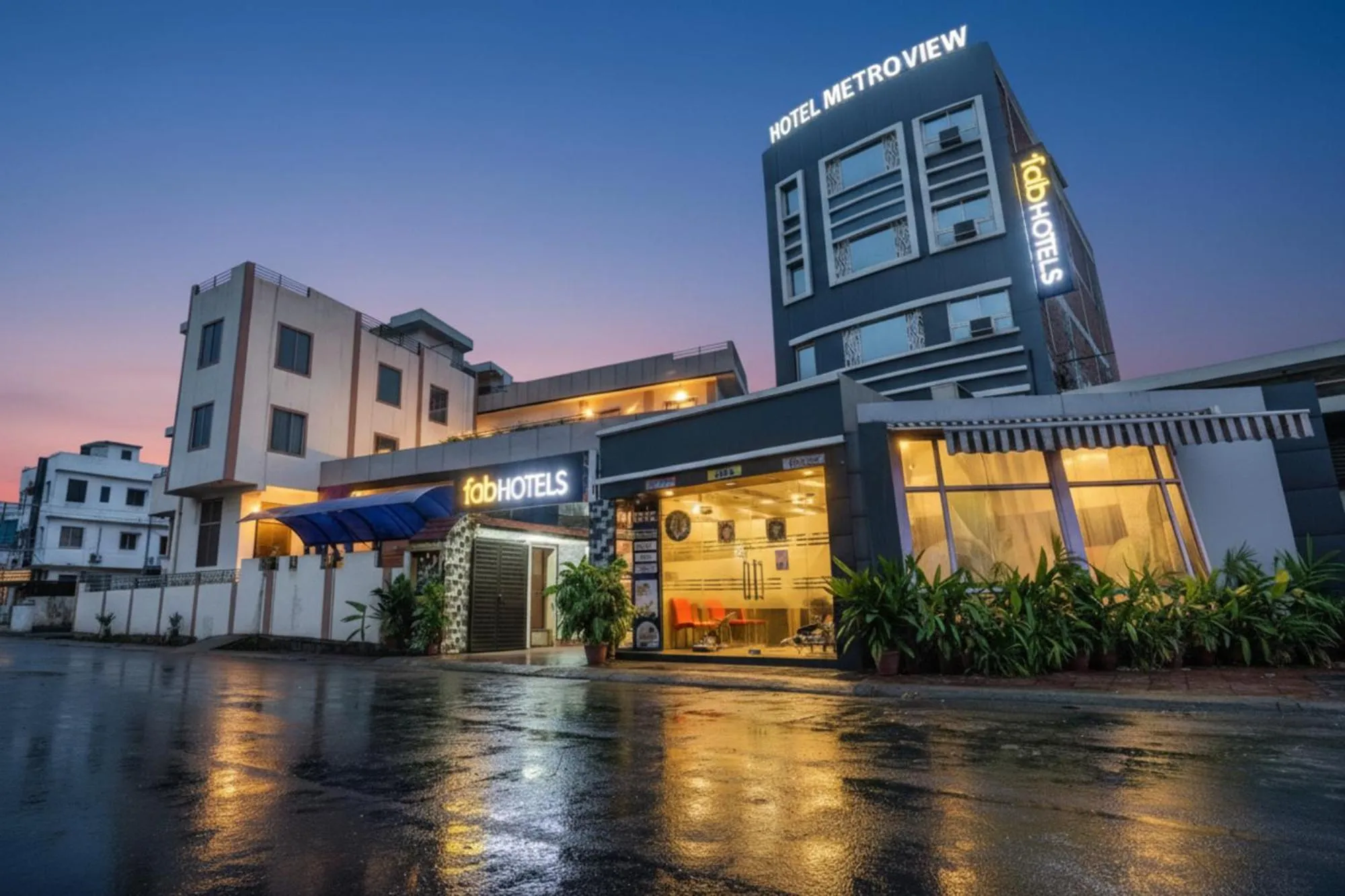 Property building in FabHotel Metro View
