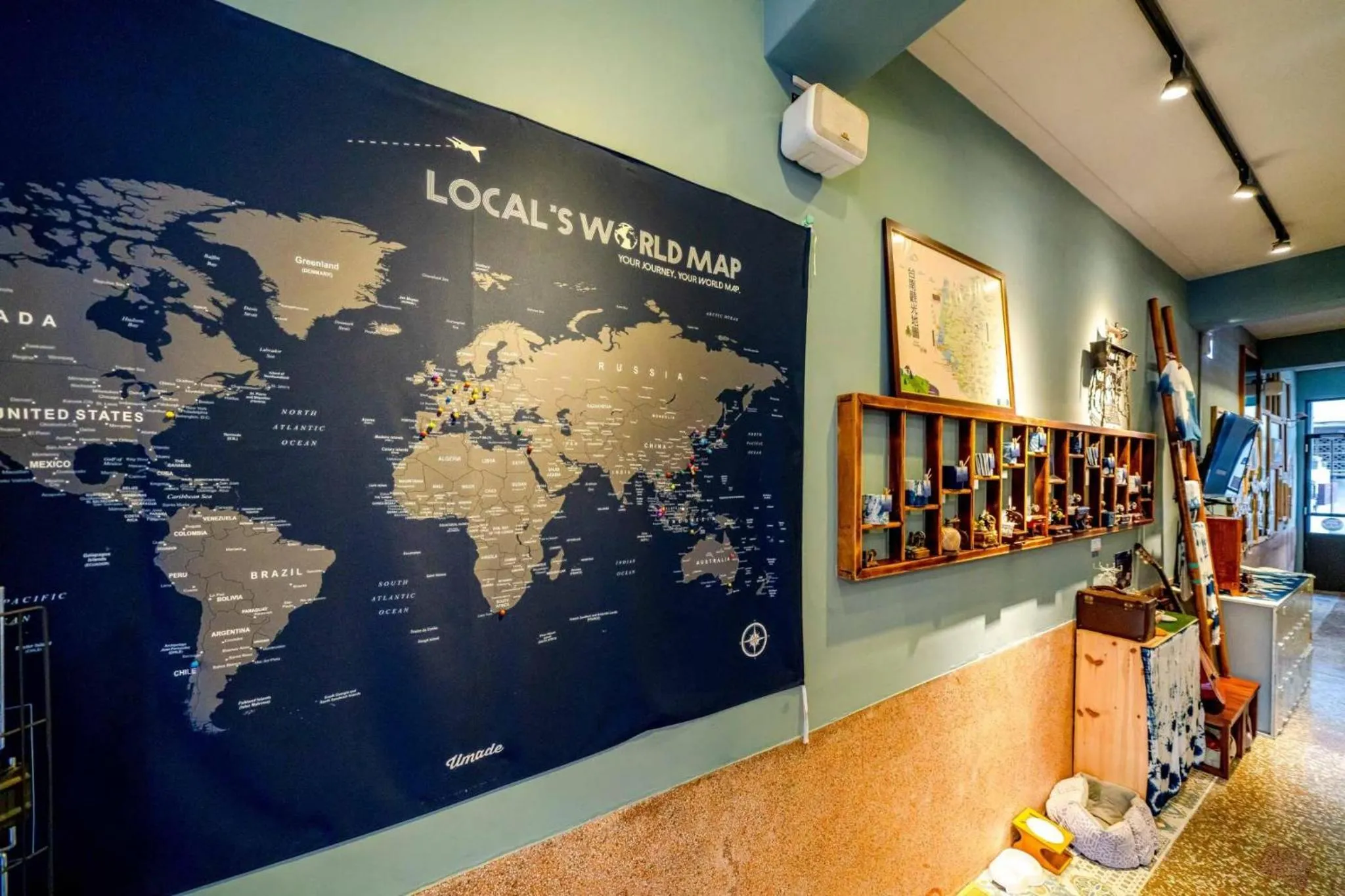 Decorative detail in 樂客背包旅棧 Local Backpacker Hostel