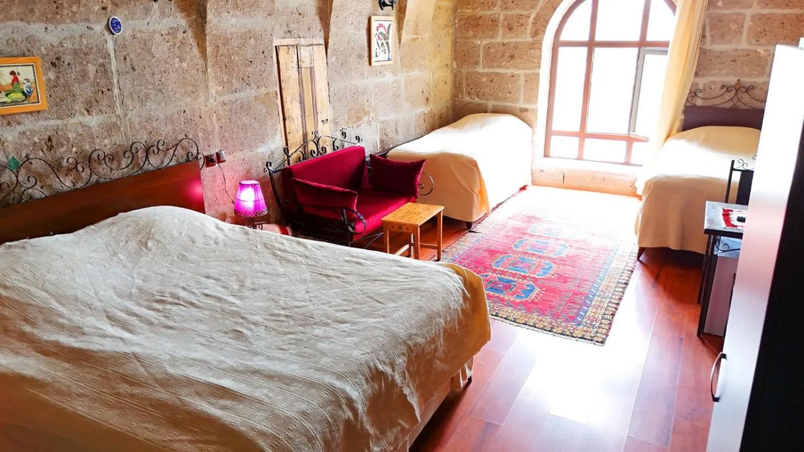 Bedroom, Bed in Kapadokya Ihlara Konaklari & Caves