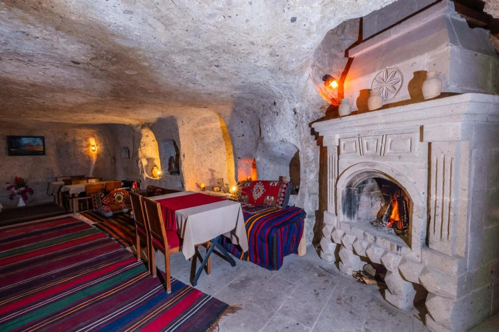 Lounge or bar, Bed in Kapadokya Ihlara Konaklari & Caves