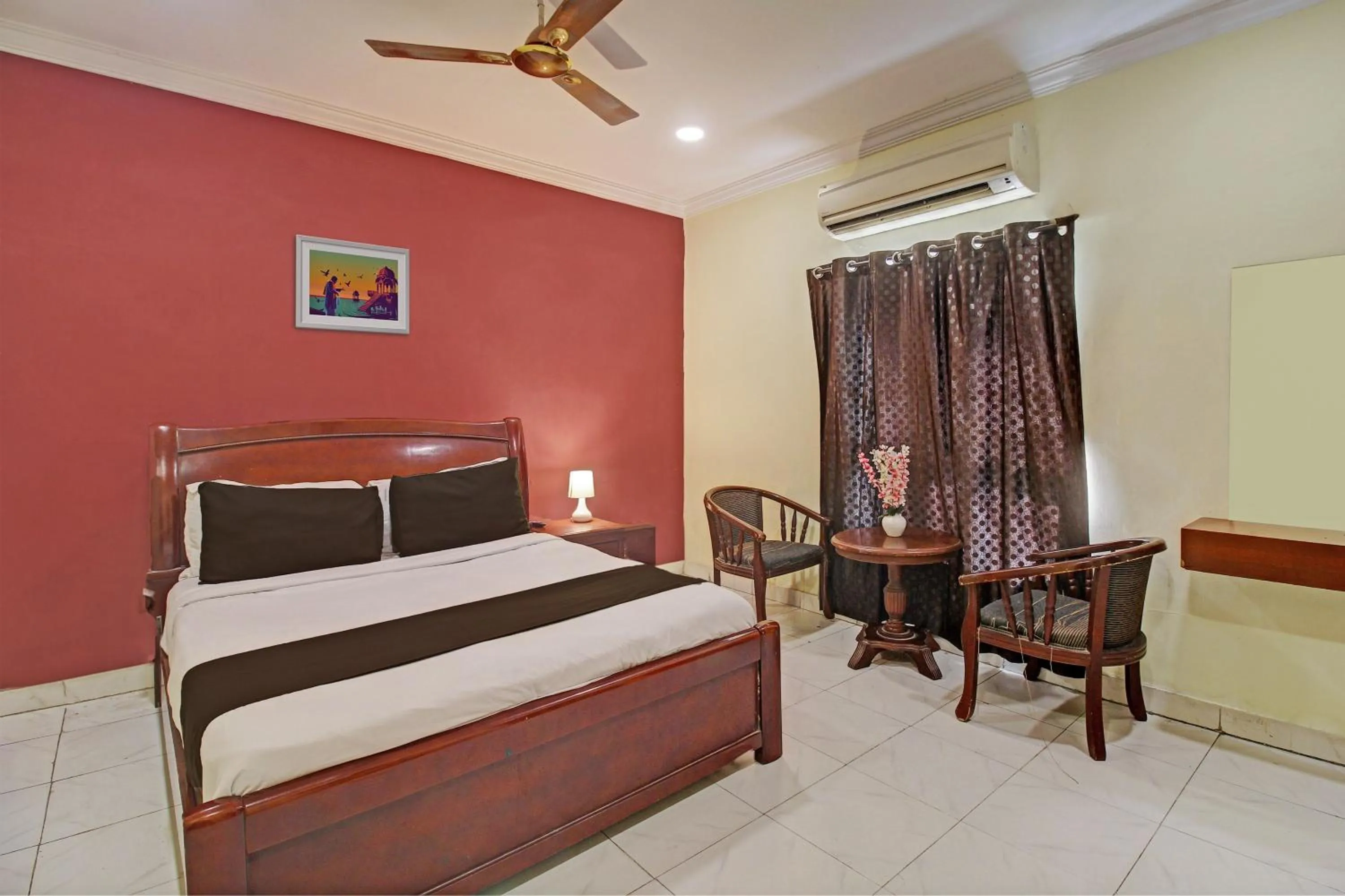 Bedroom, Bed in Hotel O Ruma Near Nampally Railway Station