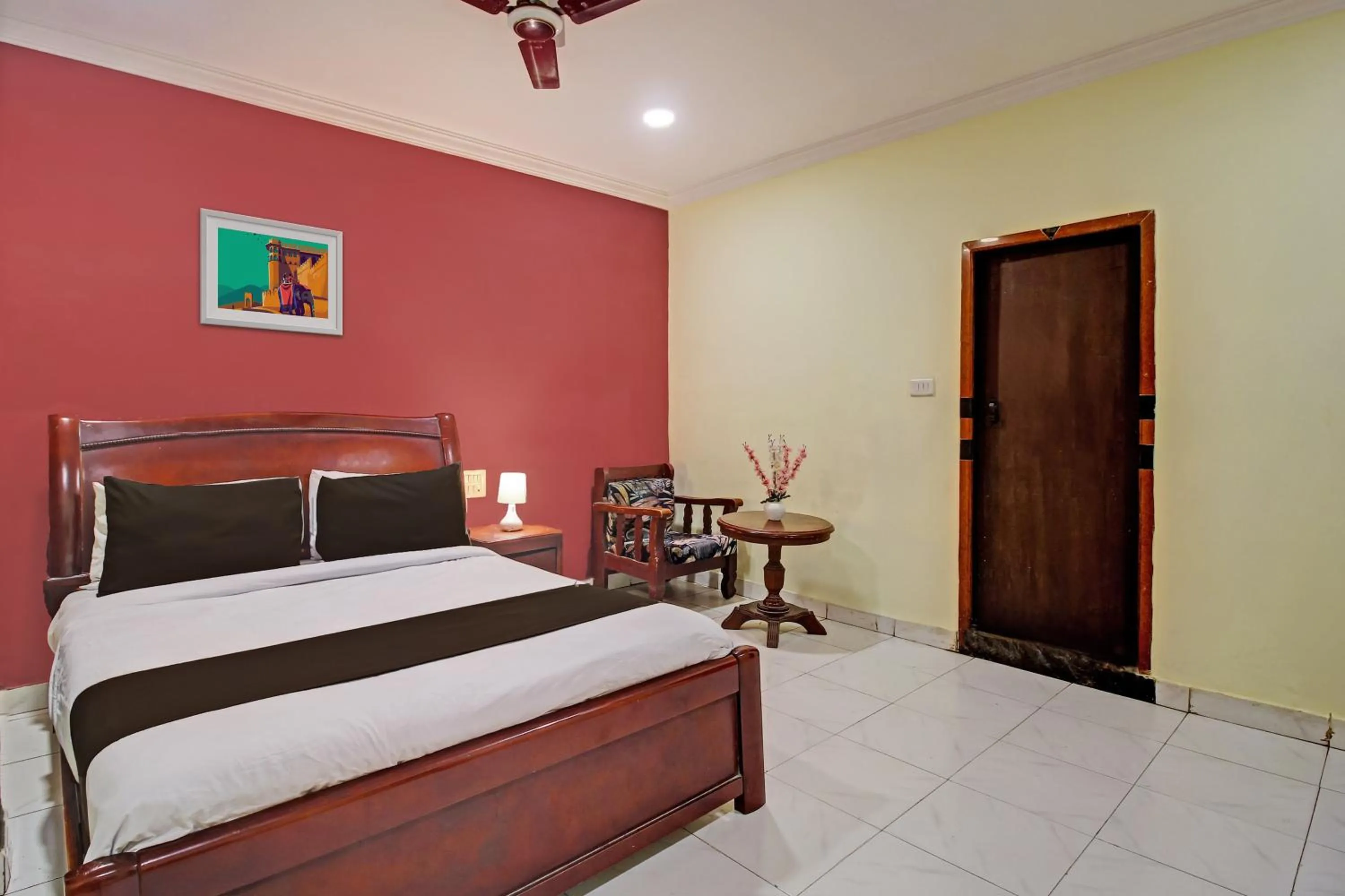 Bedroom, Bed in Hotel O Ruma Near Nampally Railway Station