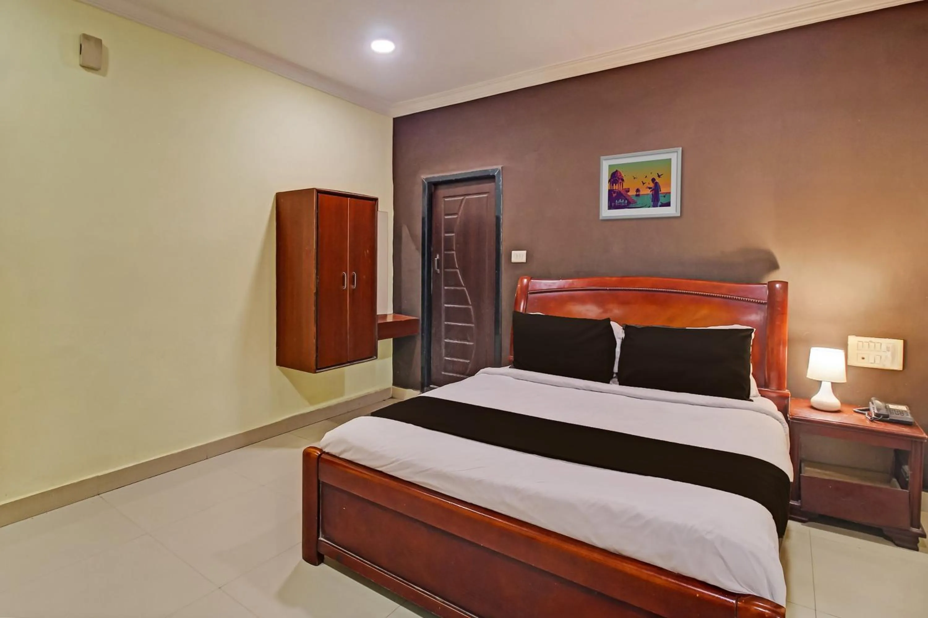 Bedroom, Bed in Hotel O Ruma Near Nampally Railway Station