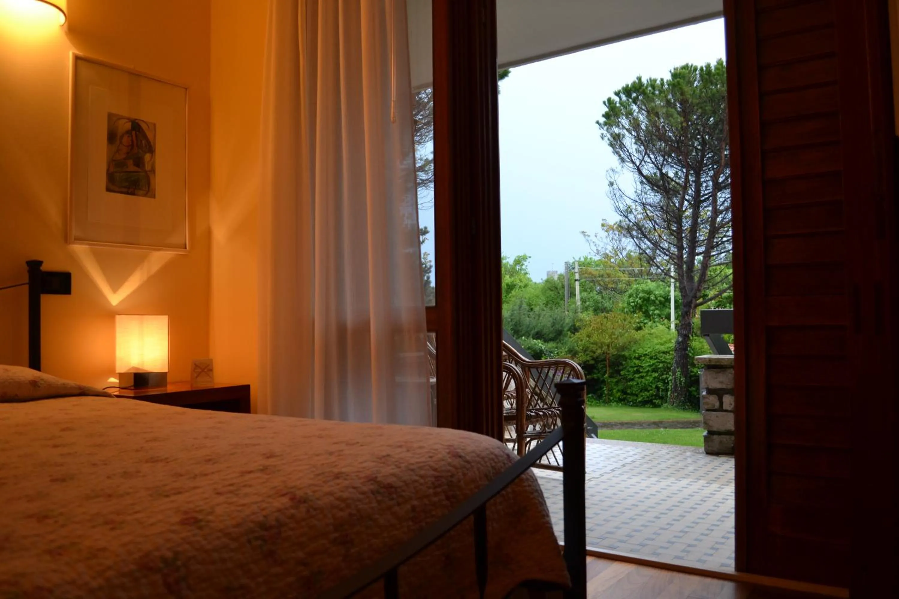 Bed in Villa Rilke Duino