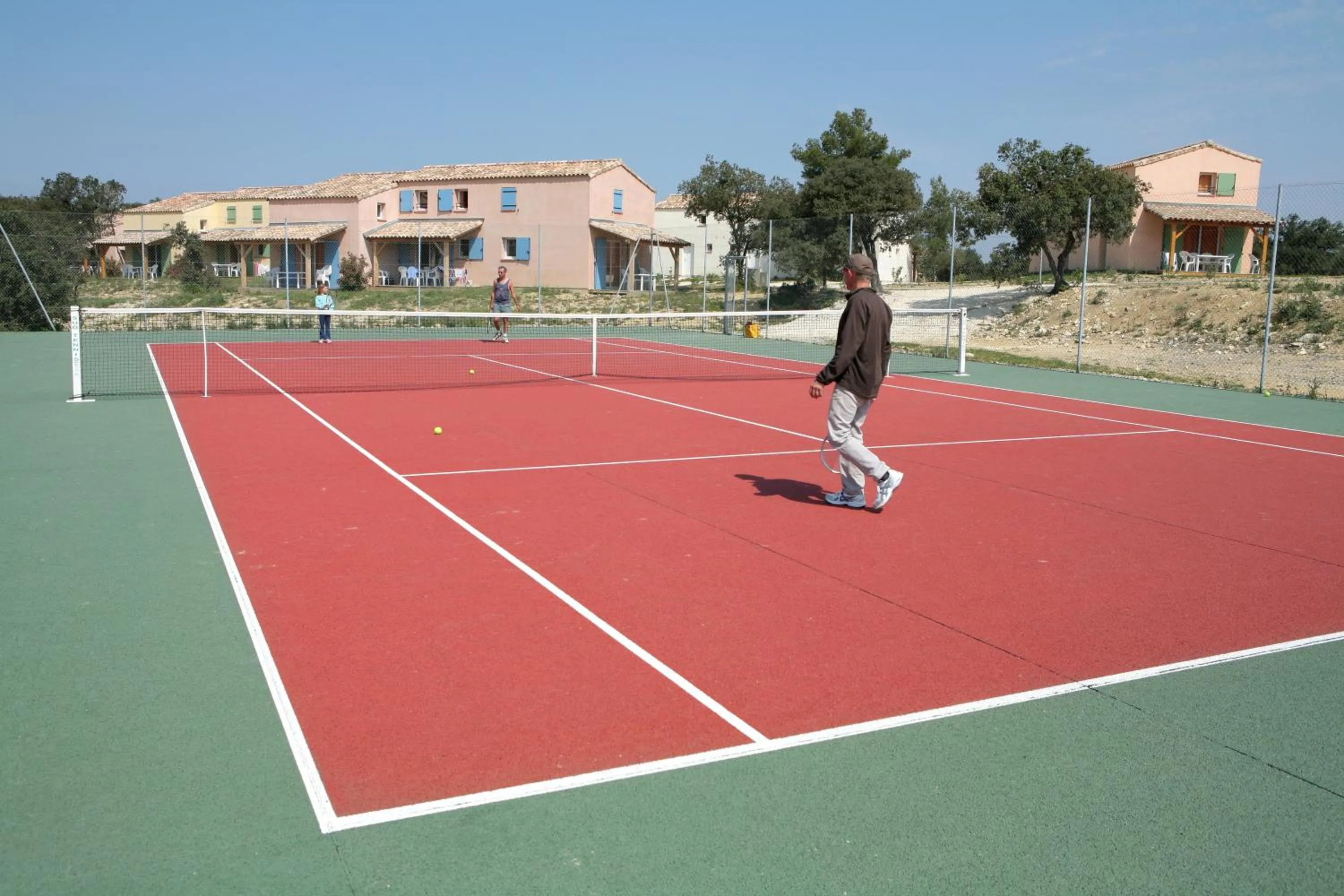 Tennis court in Résidence Néméa les Portes des Cévennes