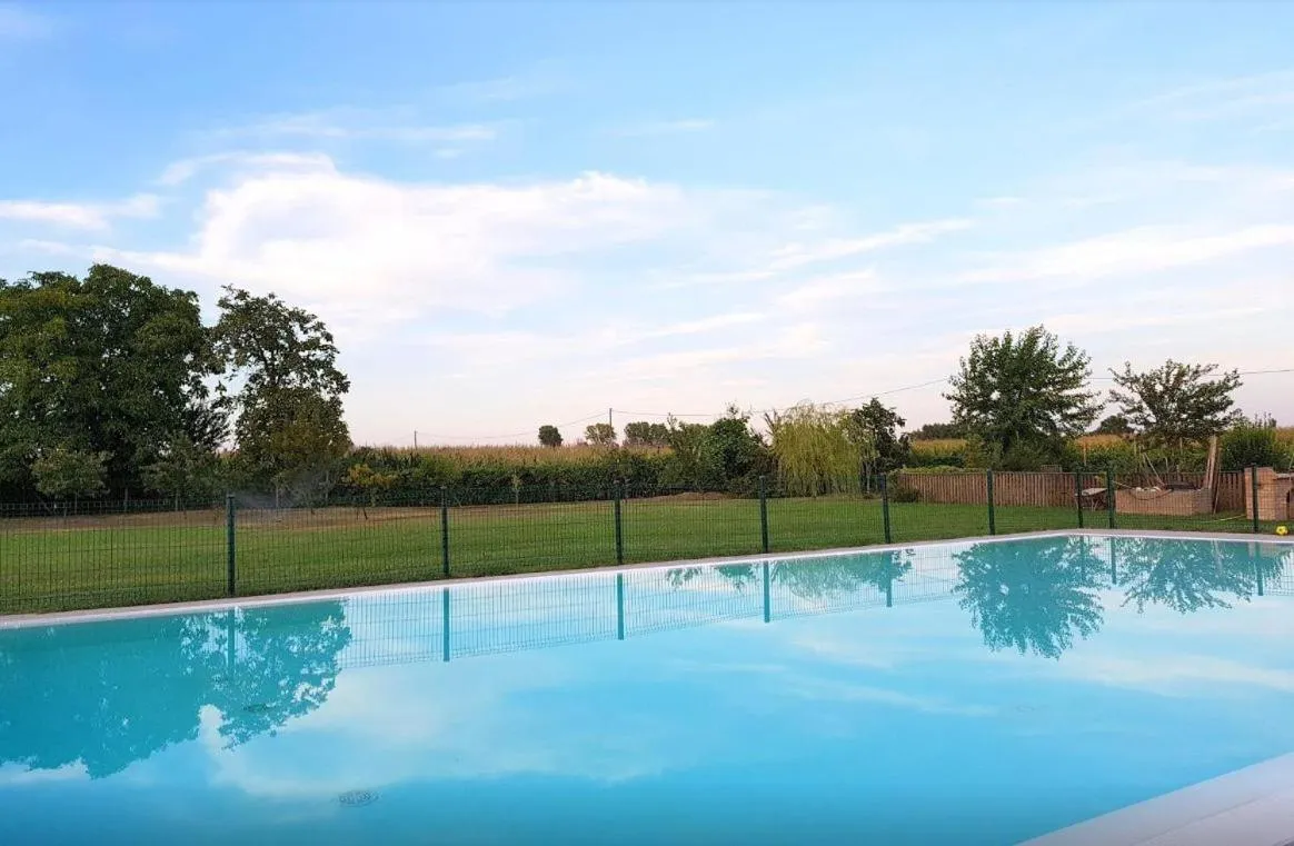 Pool view in La Garzaga Turismo Rurale