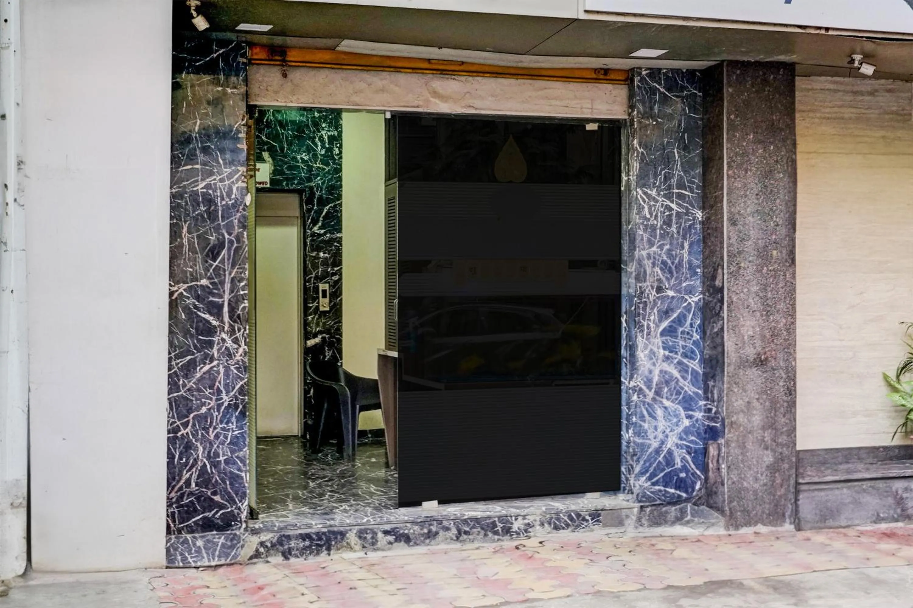 Facade/entrance in Hotel O Lotus Residency Near Anand Nagar Metro Station