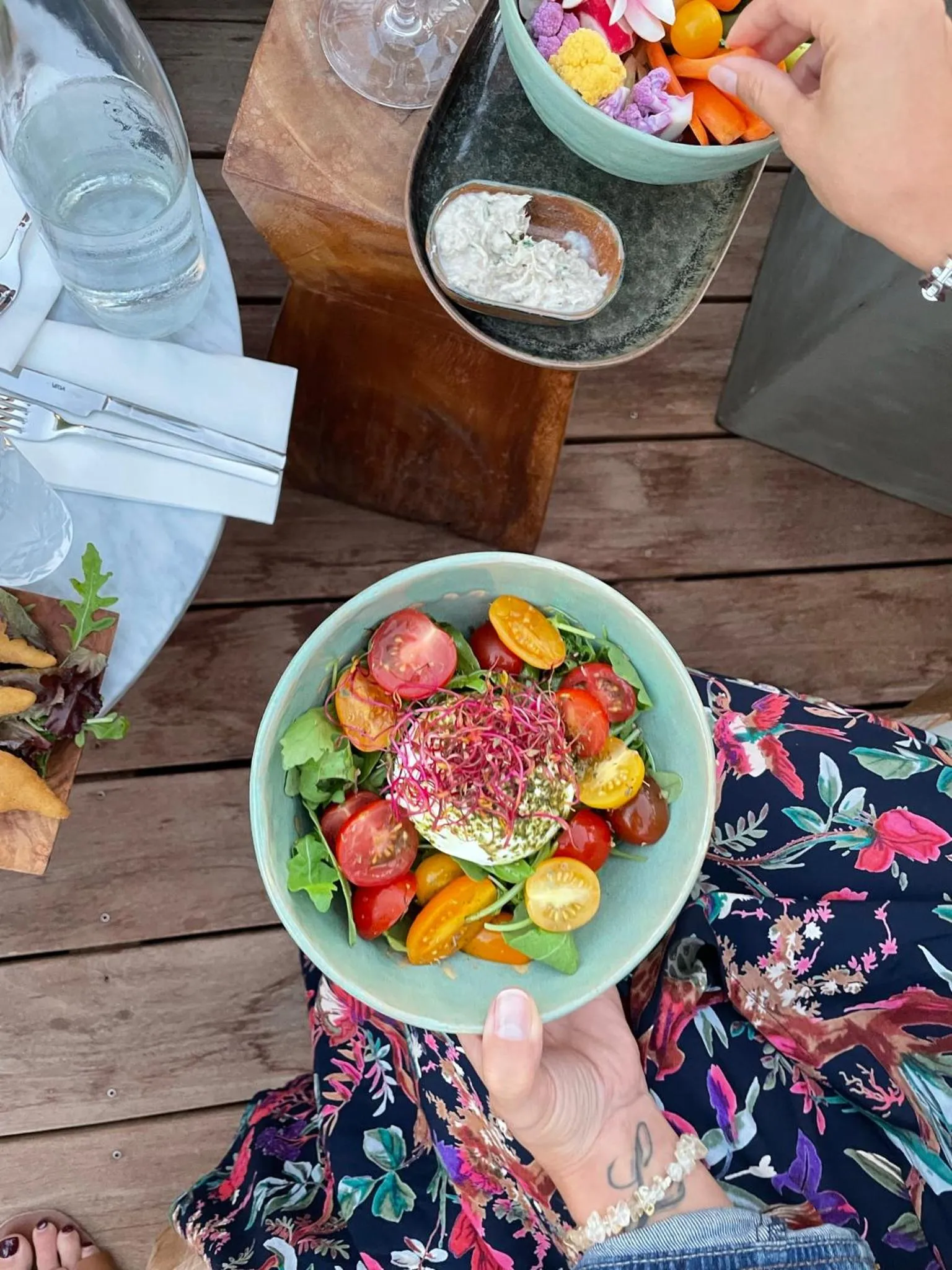 Patio in Hotel L'Acquale