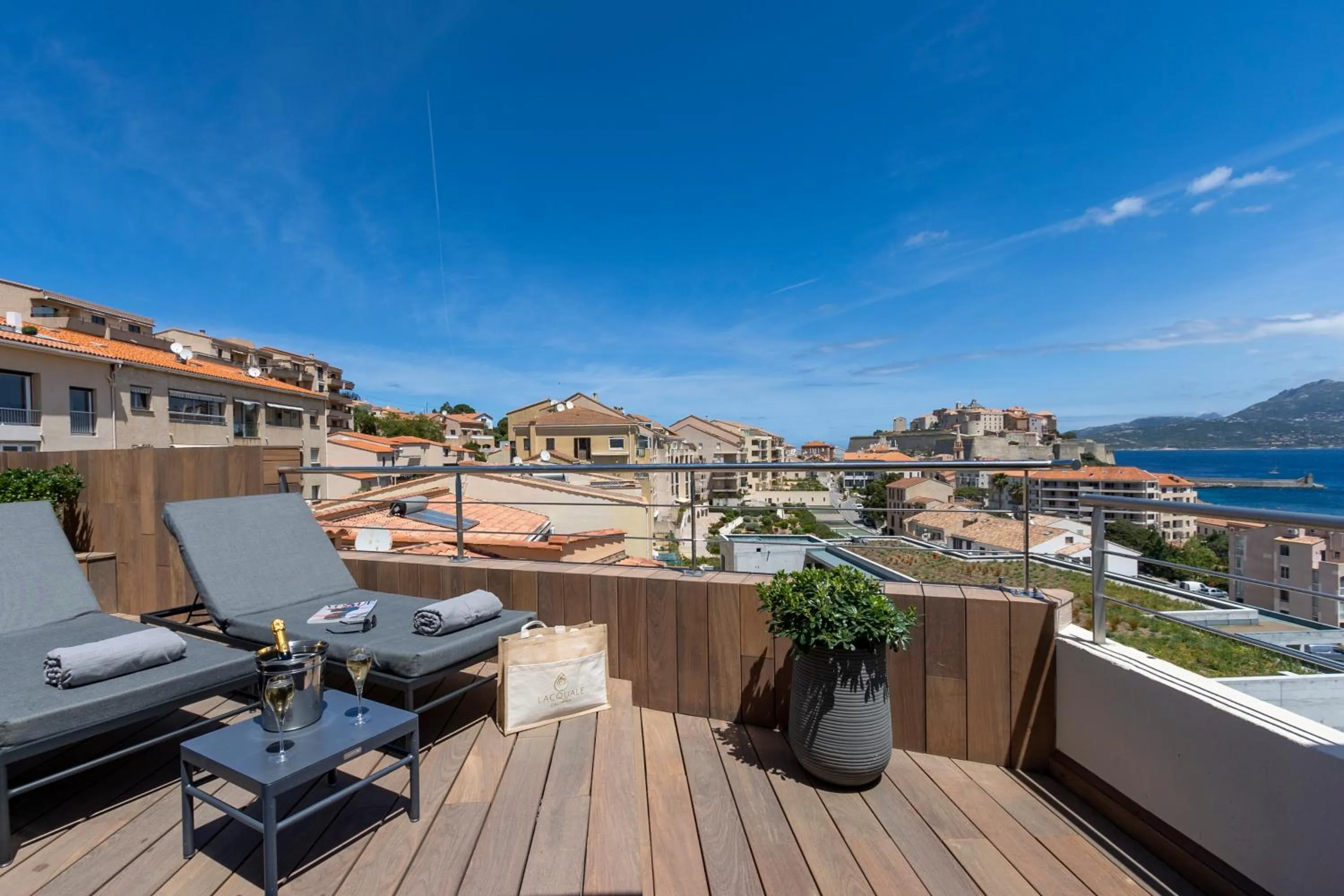 Balcony/Terrace in Hotel L'Acquale