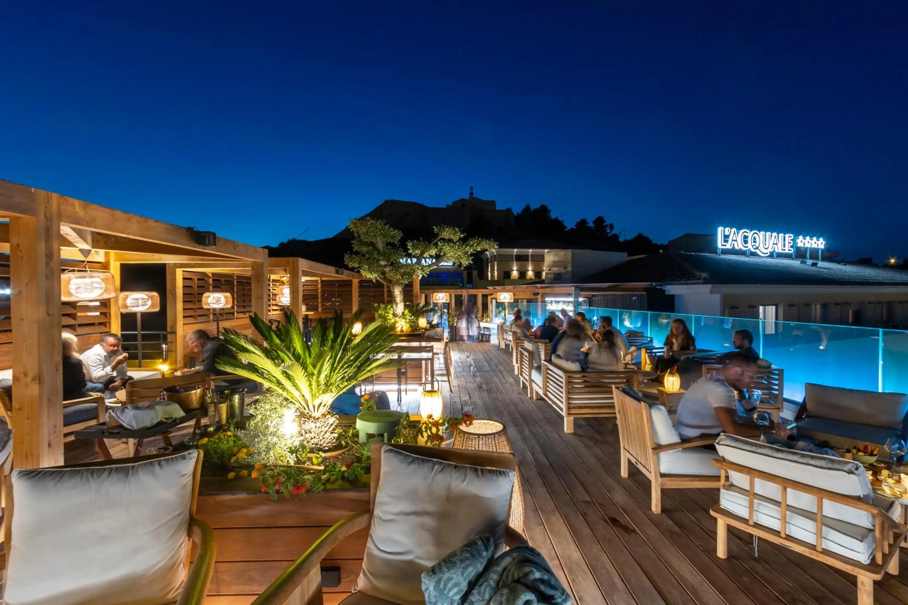 Balcony/Terrace in Hotel L'Acquale